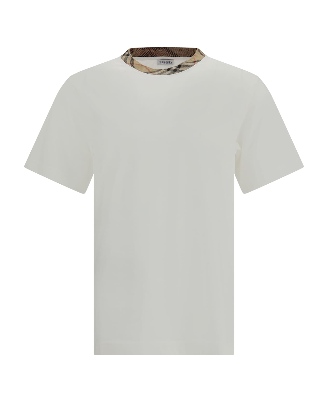 Burberry Archivio Check T-shirt - White