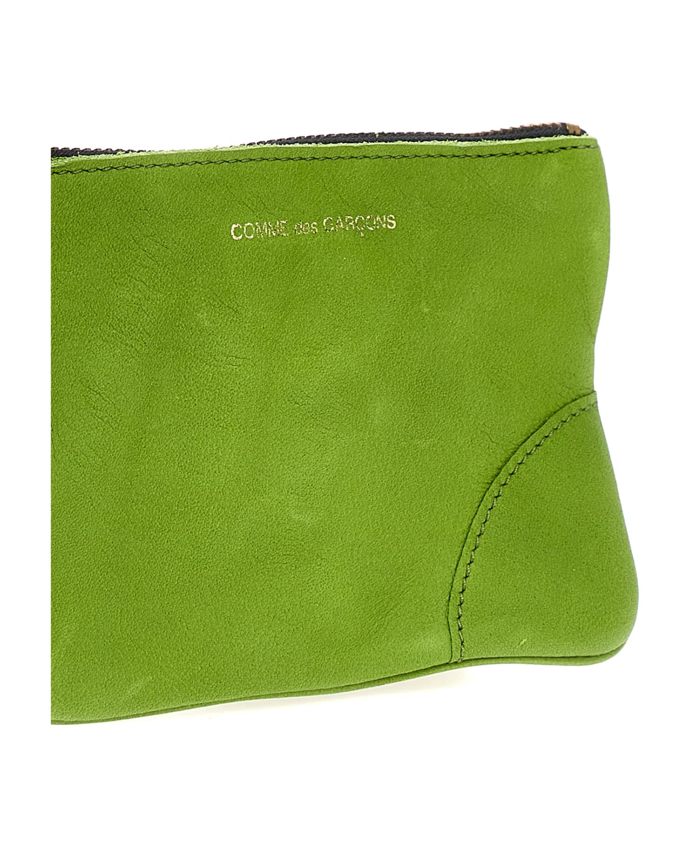 Comme des Garçons Wallet 'washed' Wallet - Green 財布