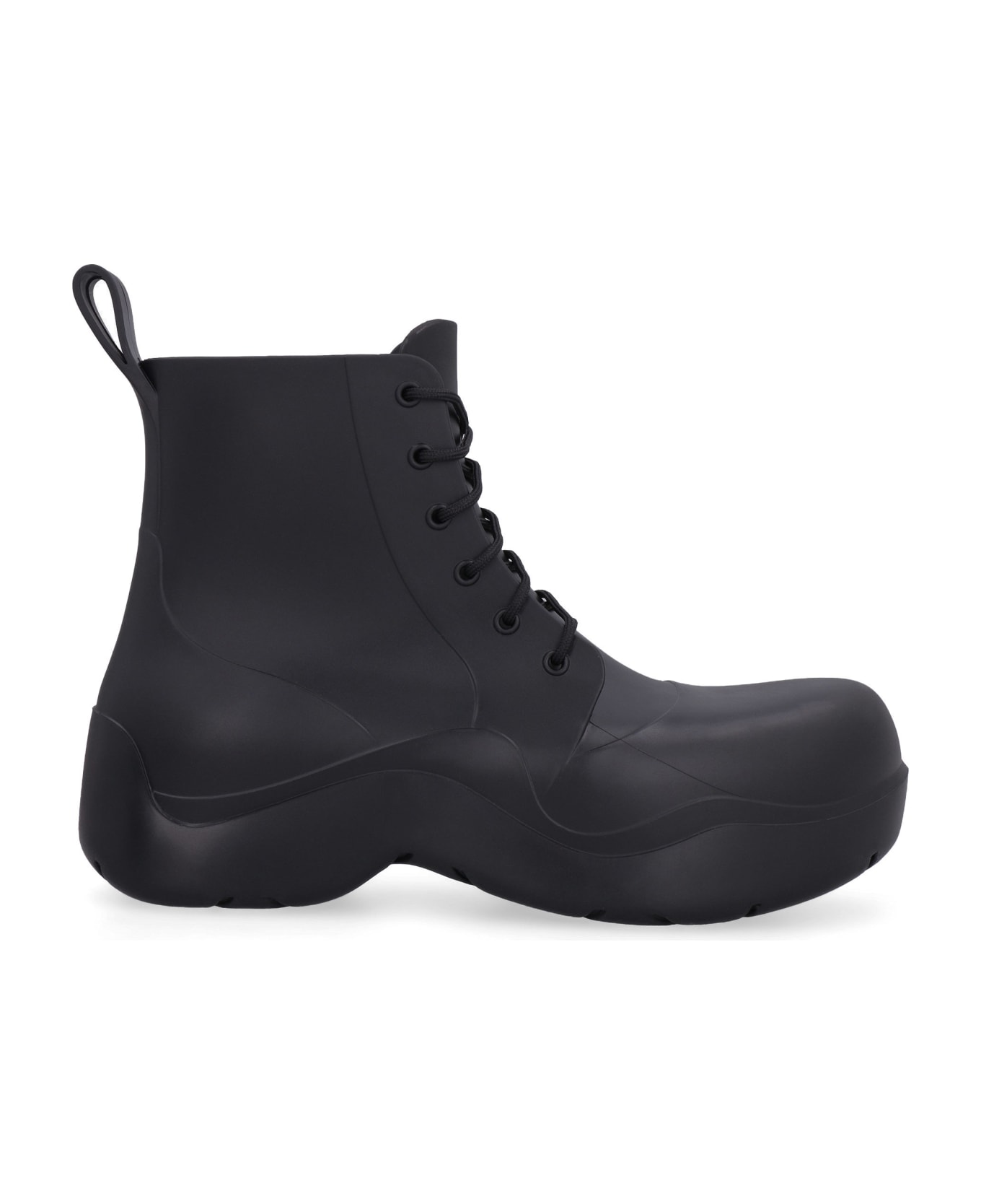 Bottega Veneta Puddle Lace-up Ankle Boots - Black ブーツ