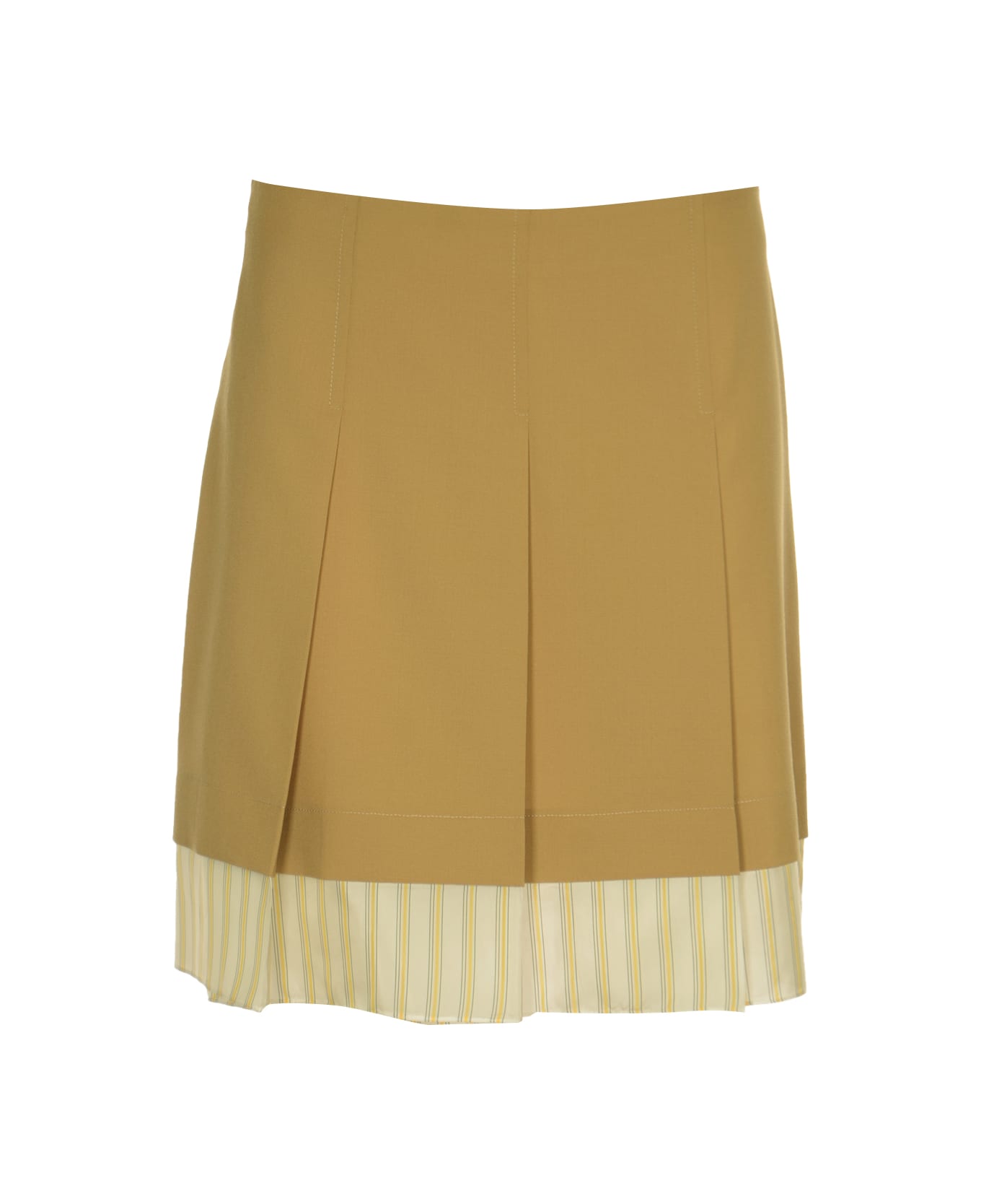 Marni Short Pleated Skirt - DIJON