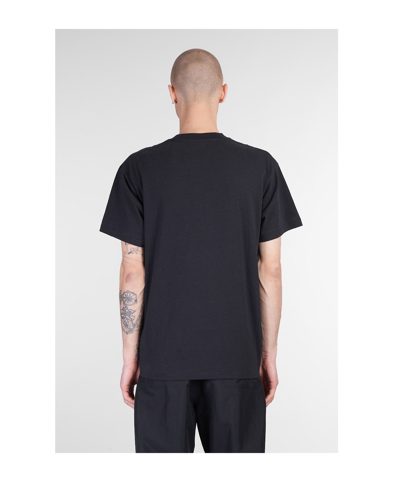 John Elliott T-shirt In Black Cotton - black