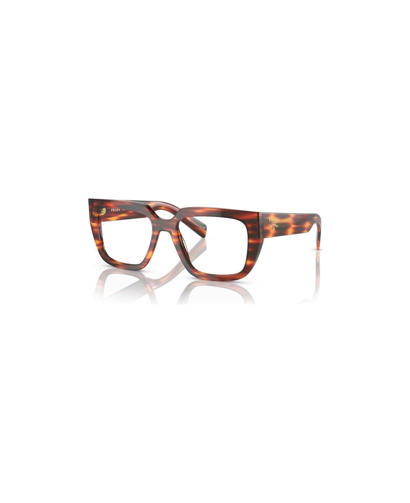 Prada Eyewear Square Frame Glasses - 13O1O1