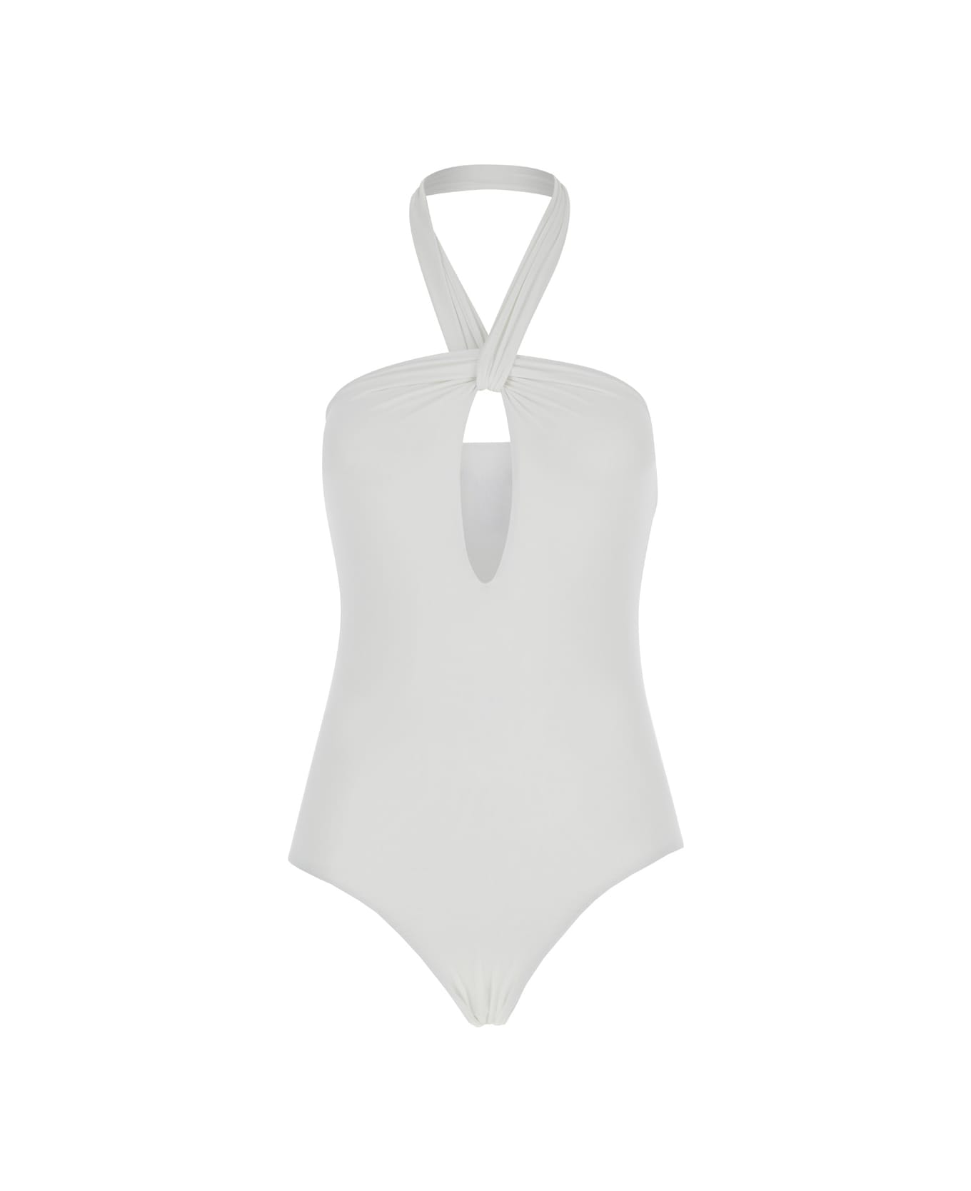 Federica Tosi White One-piece Swimsuit In Polyamide Woman - White 水着