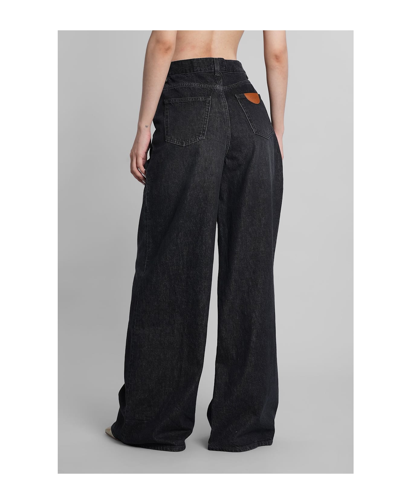 Chloé Jeans In Black Cotton - black
