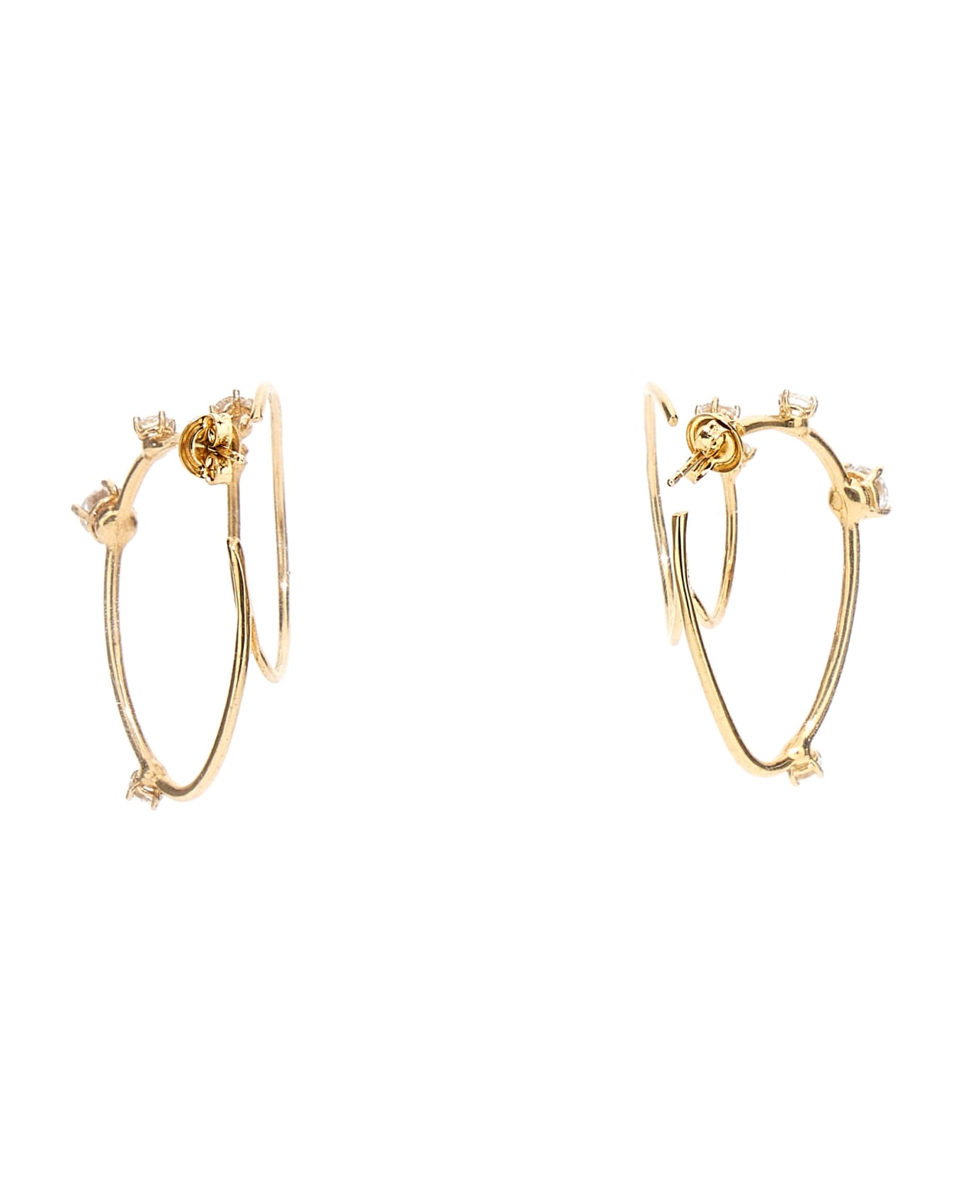 Panconesi 'contellation Hoops' Earrings - Gold
