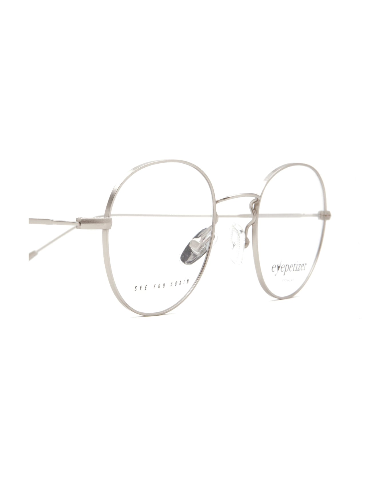 Eyepetizer Zelda Matte Silver Glasses - Matte Silver