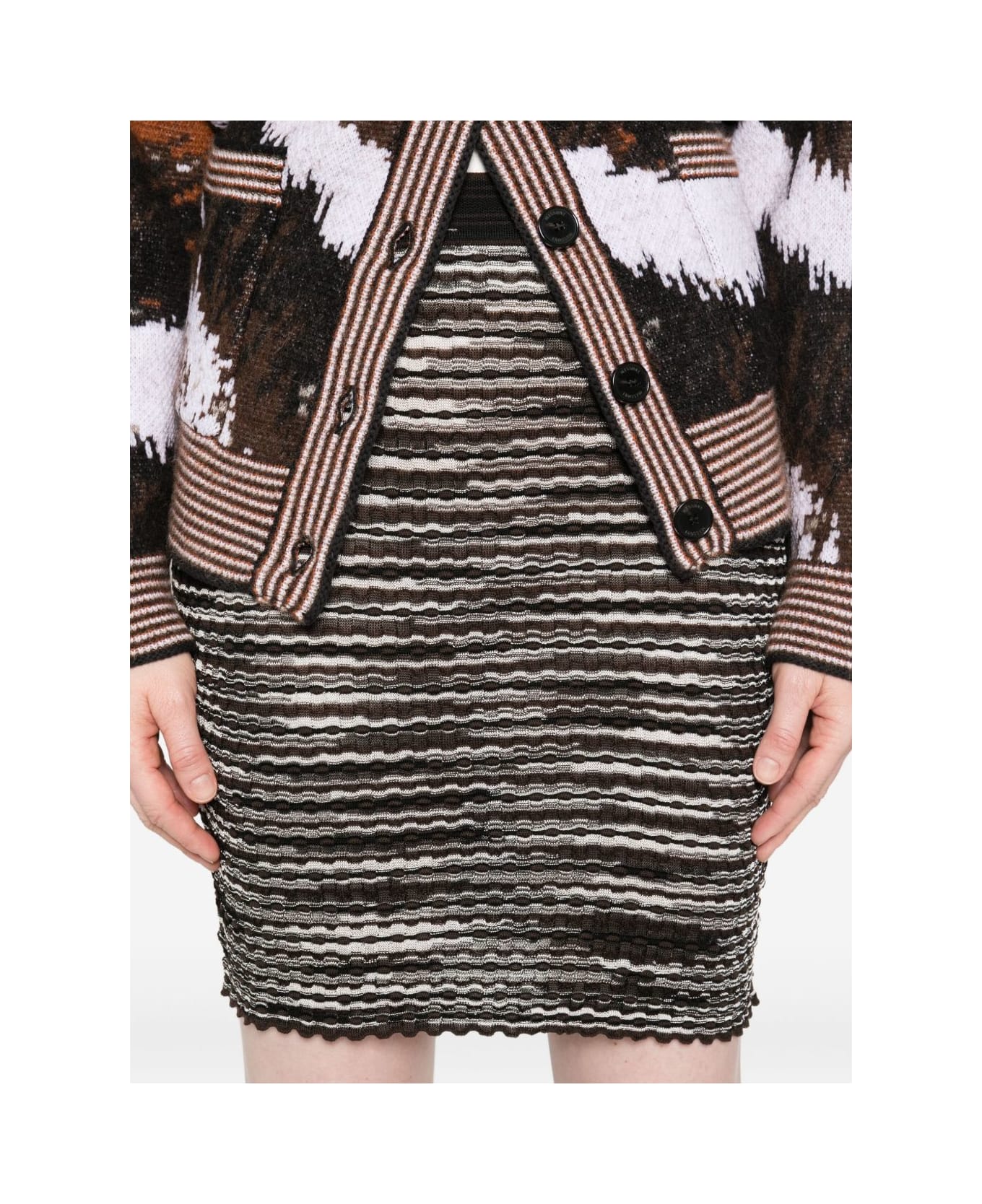 Missoni Wool Blend Skirt - Brown