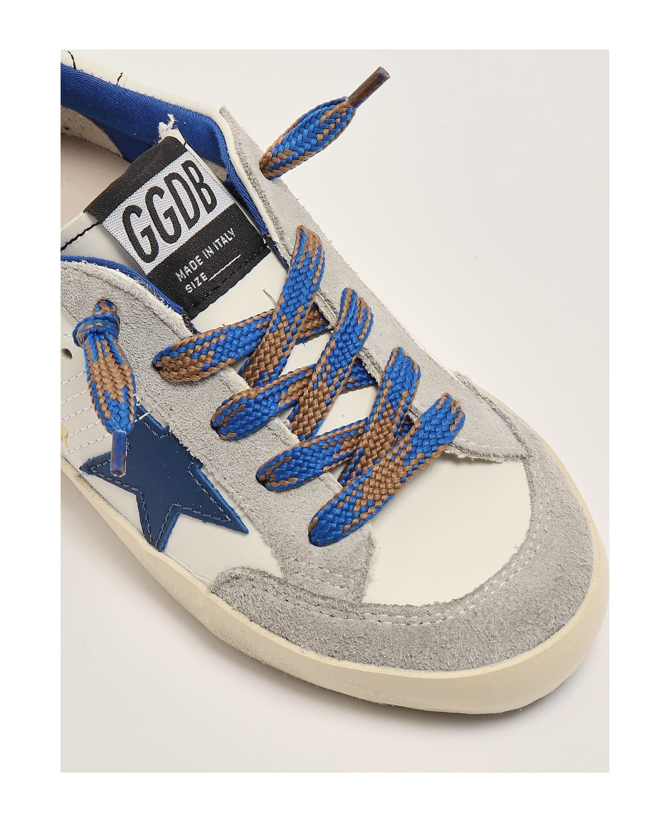 Golden Goose Super Star Sneaker - BIANCO-BLU