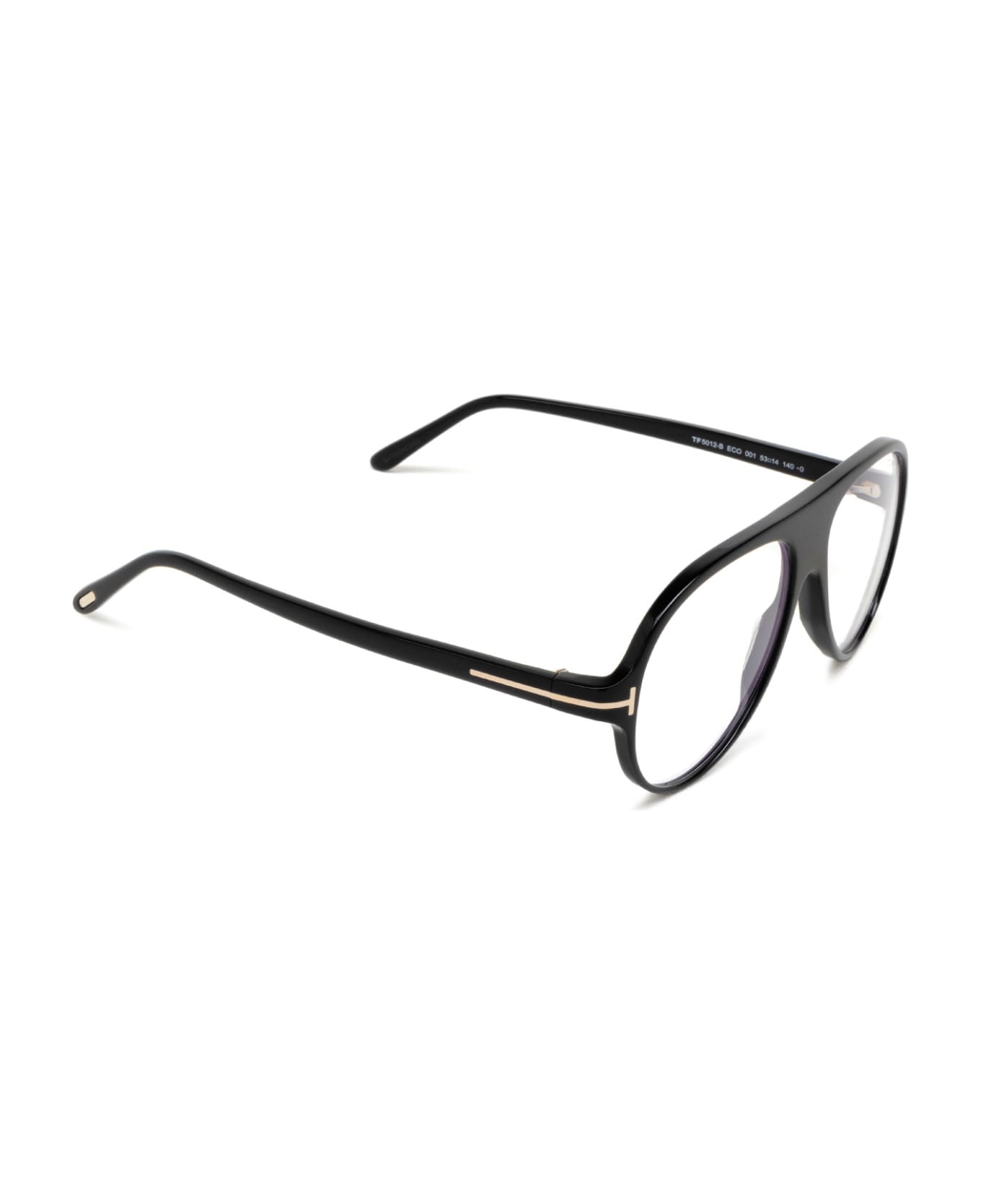 Tom Ford Eyewear Ft5012-b Shiny Black Glasses - Shiny Black