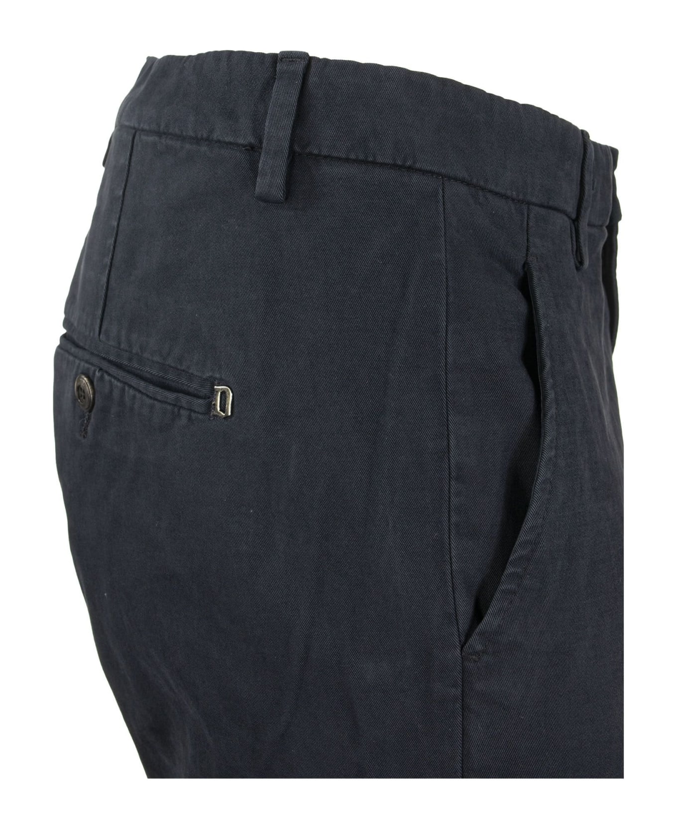 Dondup Gaubert - Slim-fit Gabardine Trousers - Dark blue