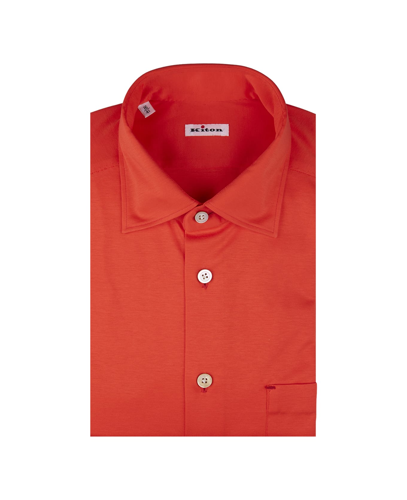 Kiton Orange Nerano Shirt - Orange