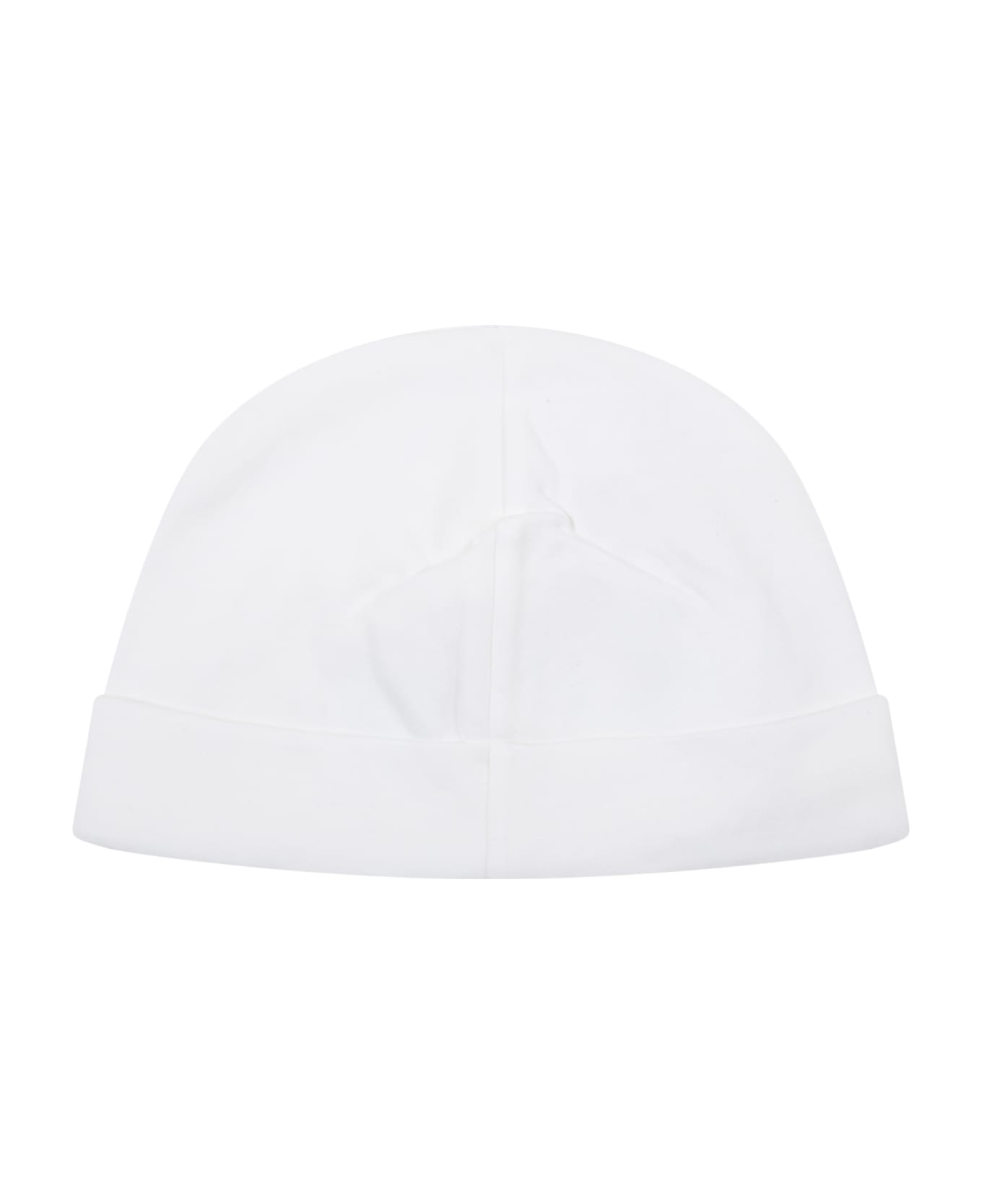 Ralph Lauren White Hat For Baby Kids - White
