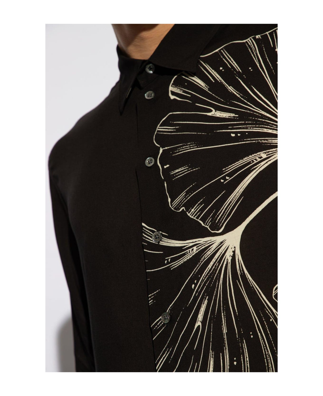 Emporio Armani Printed Shirt - Black シャツ