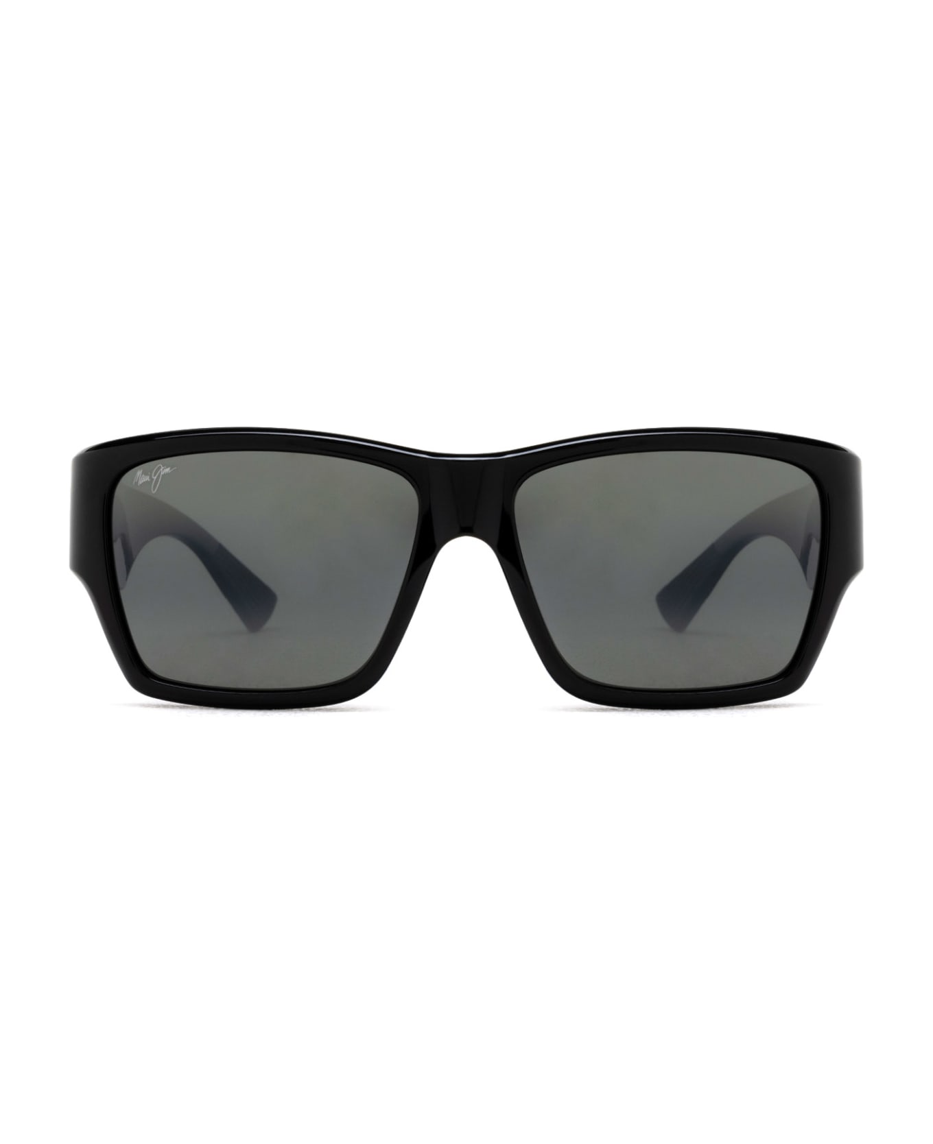 Maui Jim Mj614 Shiny Black Sunglasses - Shiny Black