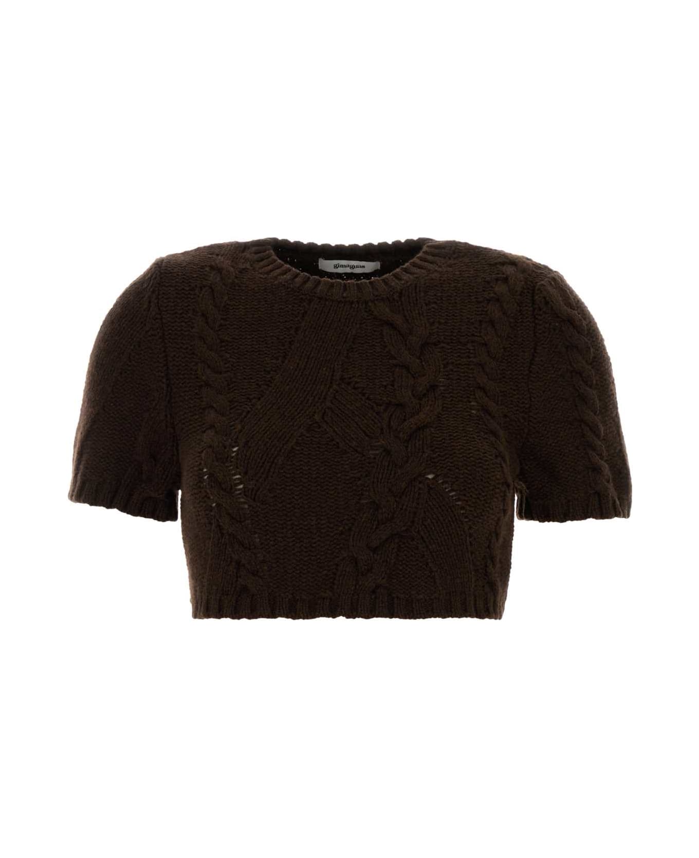 Gimaguas Brown Wool Julia Sweater - BROWN