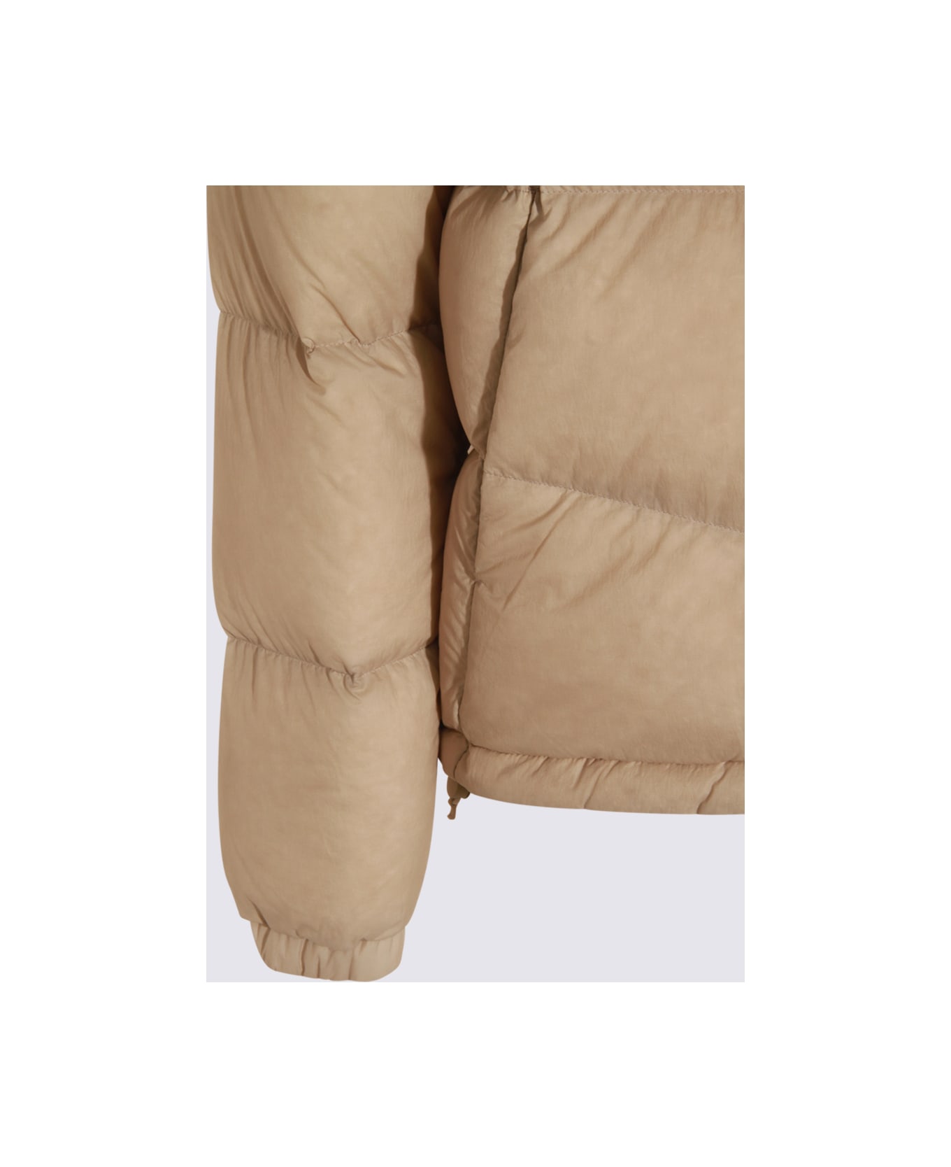 K-Way Beige Down Jacket - BEIGE CASHMERE