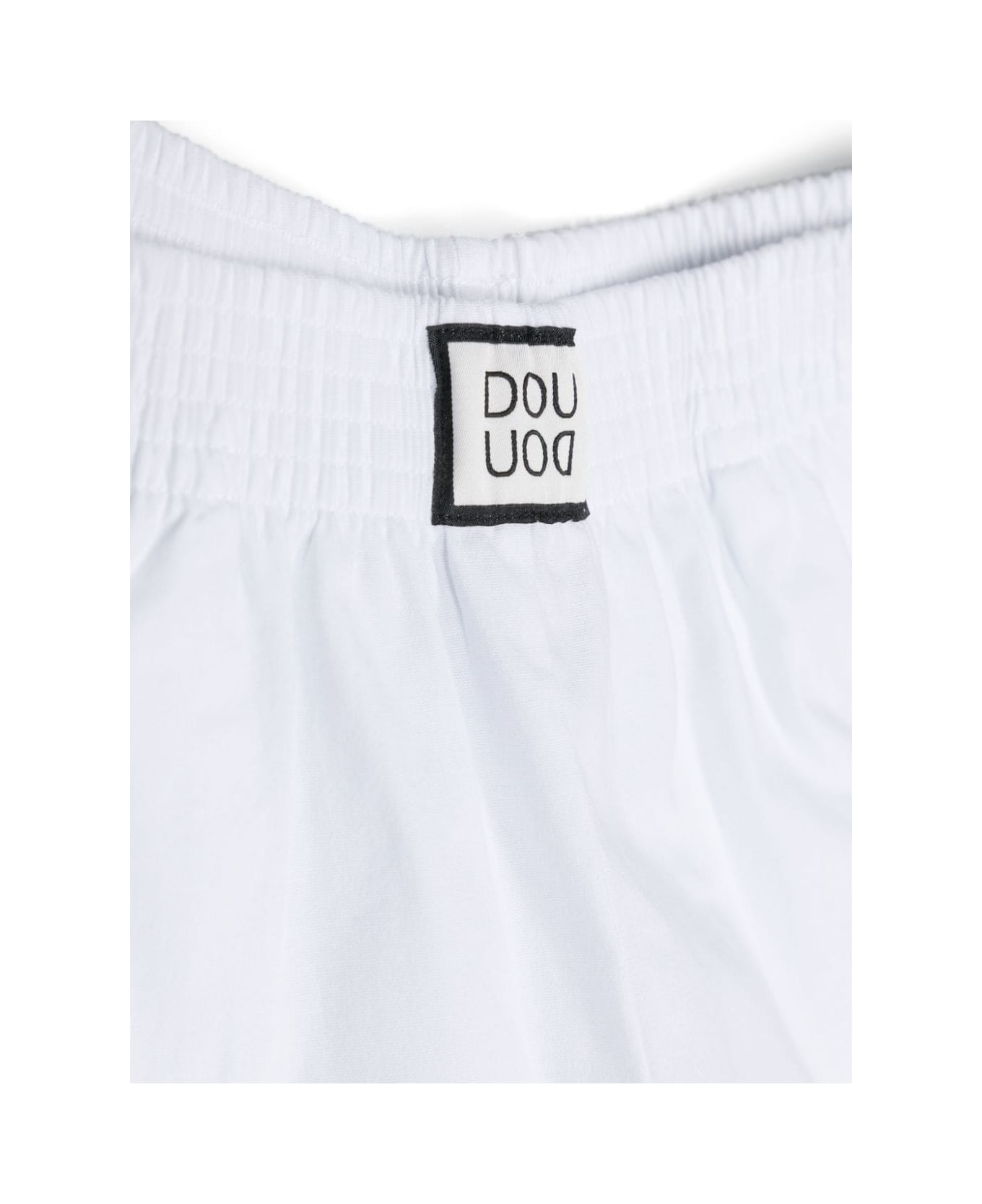 Douuod Shorts Con Logo - White