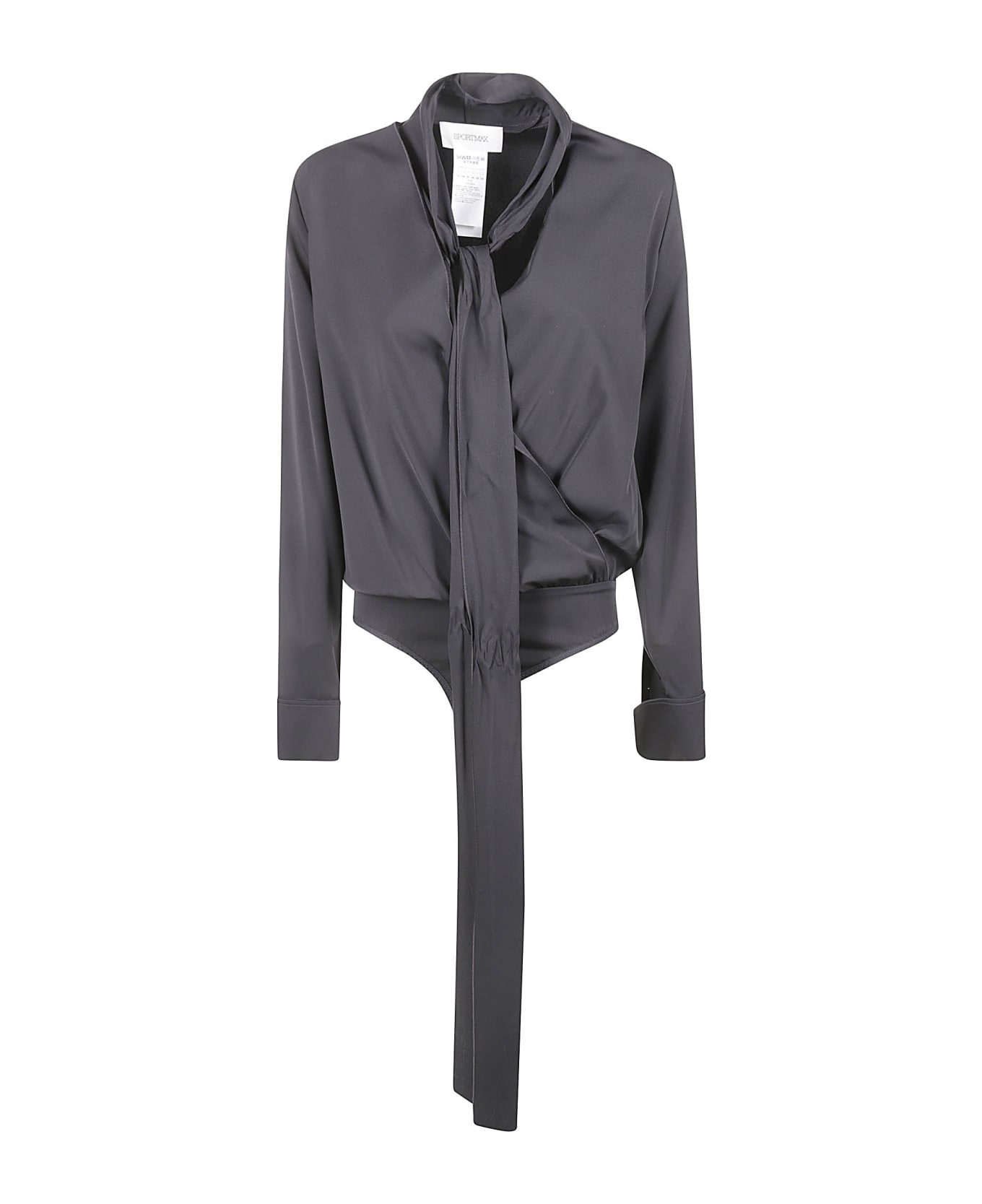 SportMax Black Moretto Shirt - Black