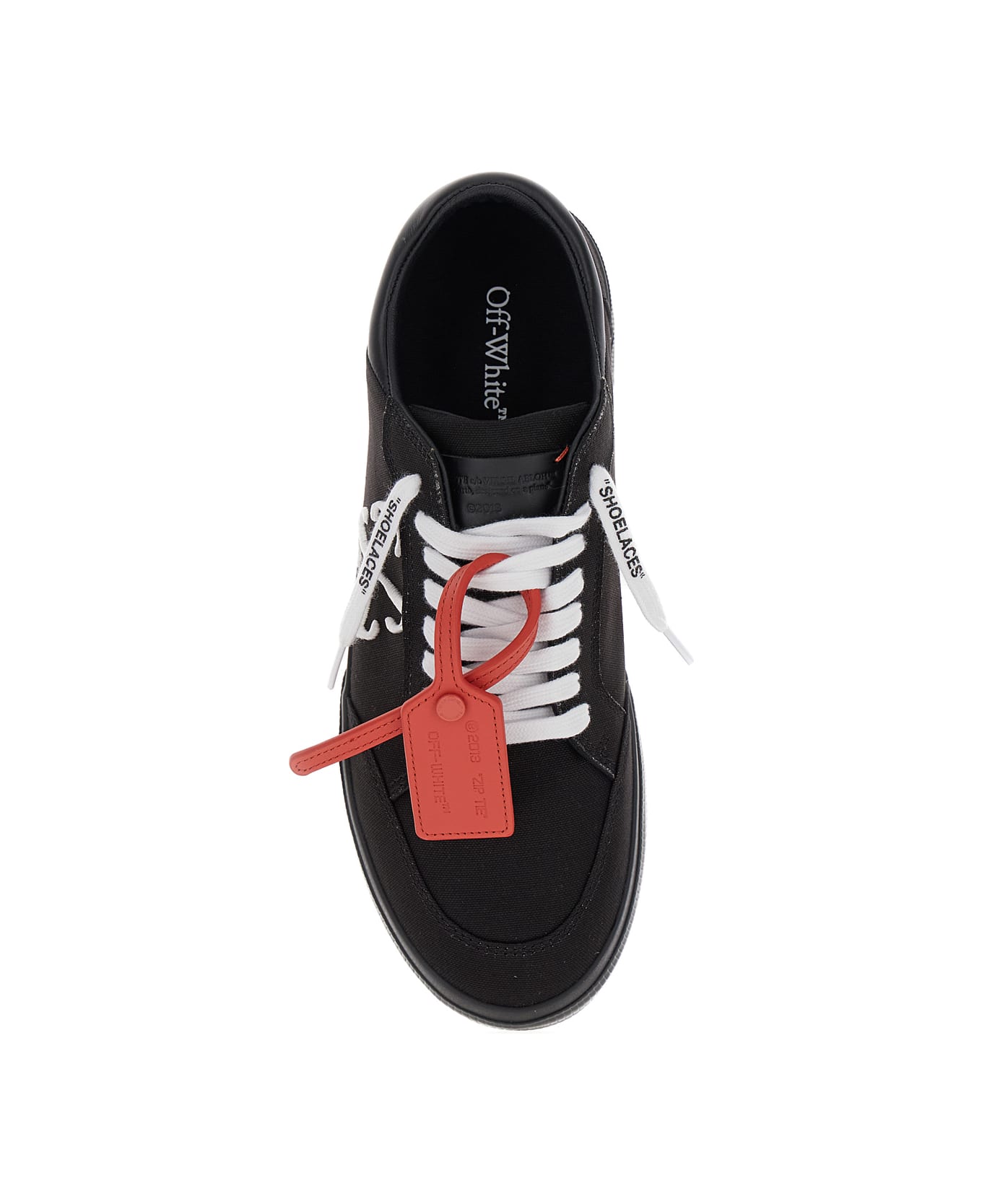 Off-White New Low Vulcanized Canvas Black - White - Black