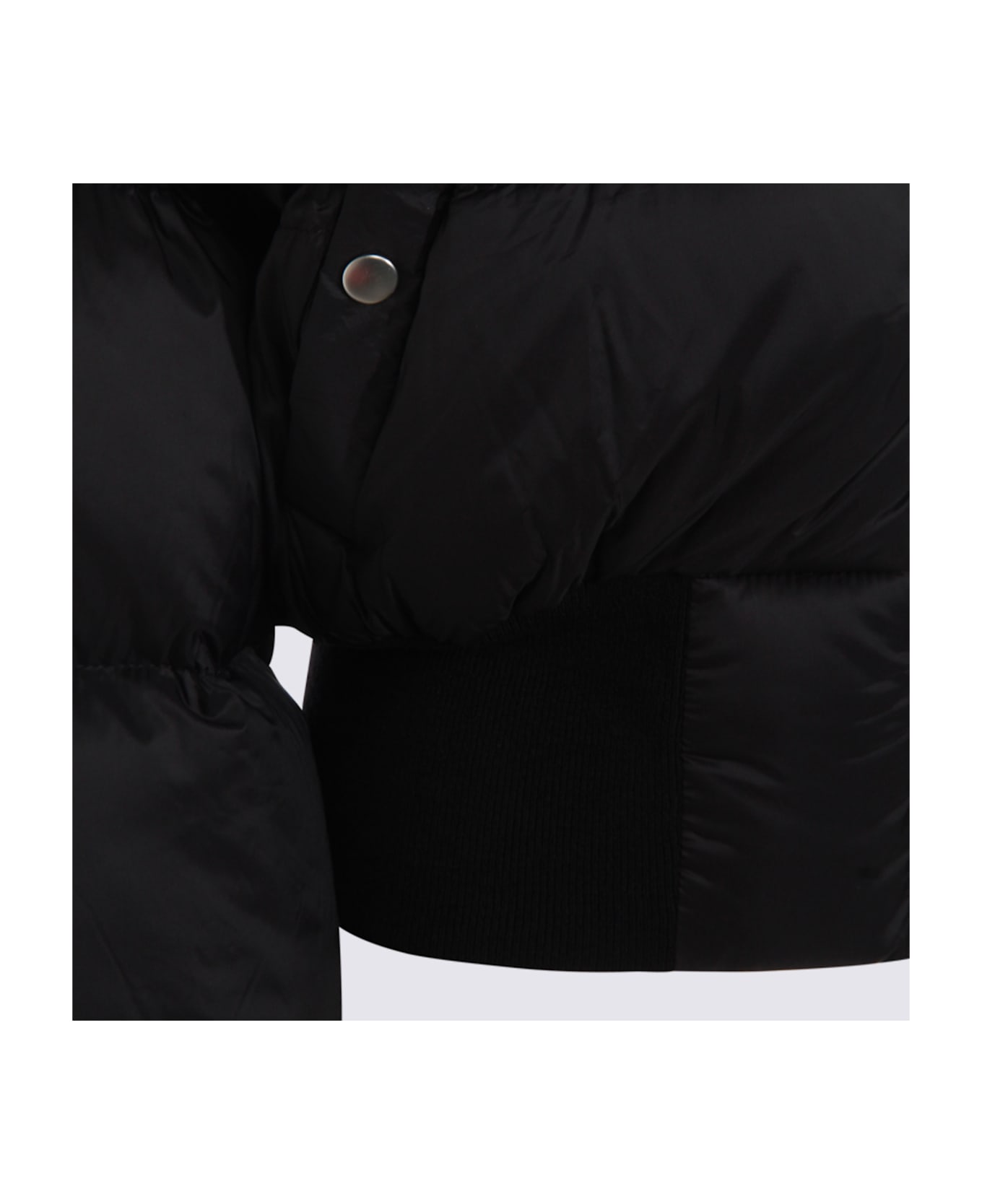 Rick Owens Black Down Jacket - Black