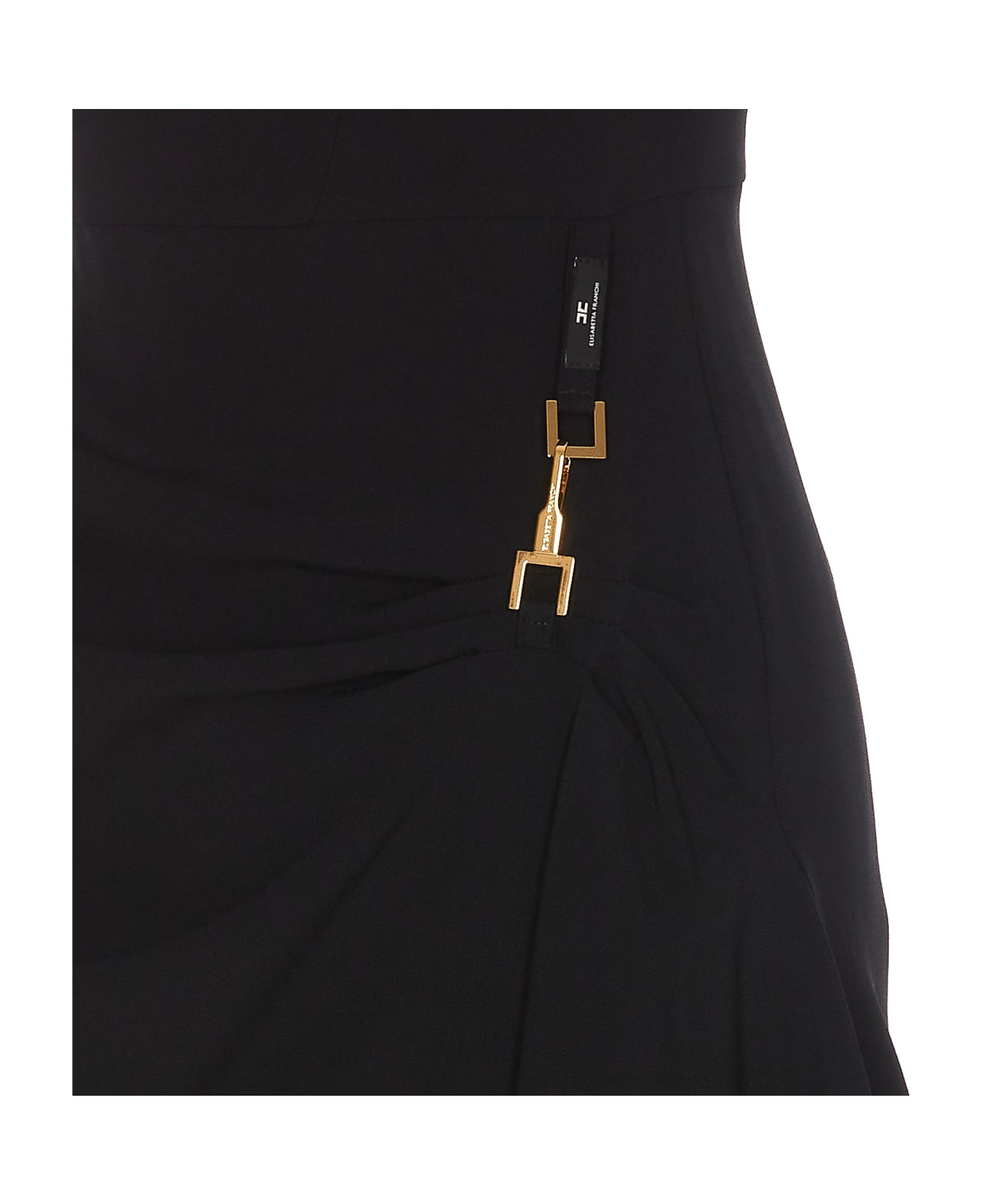 Elisabetta Franchi Mini Dress - Black ワンピース＆ドレス