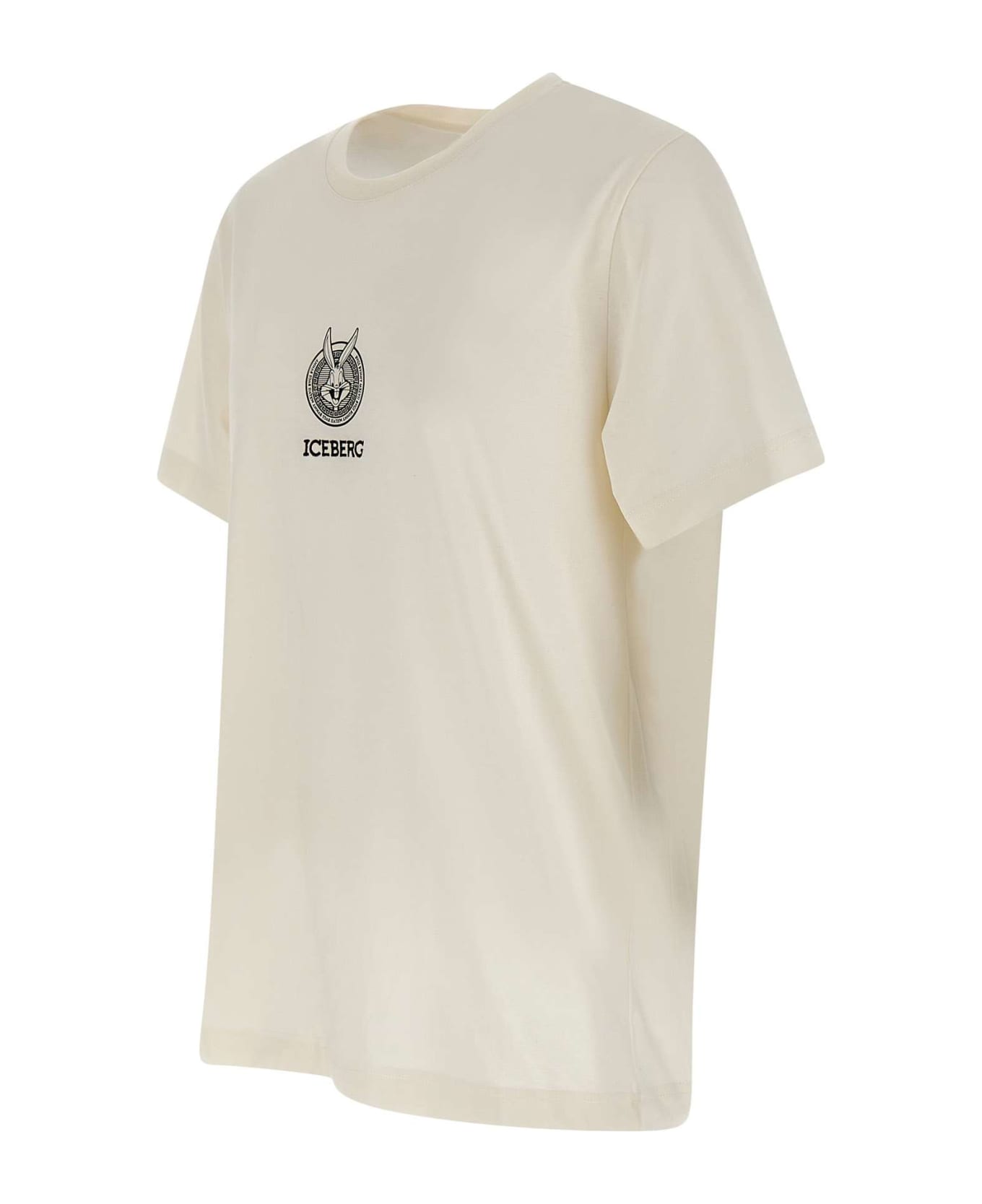 Iceberg Cotton T-shirt - WHITE シャツ