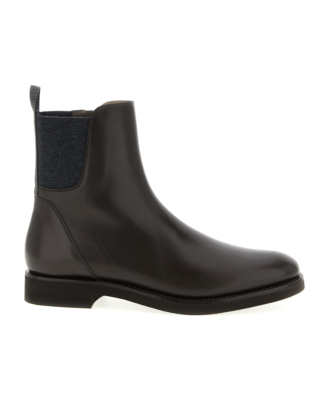 Brunello Cucinelli Monile Ankle Boots - Brown