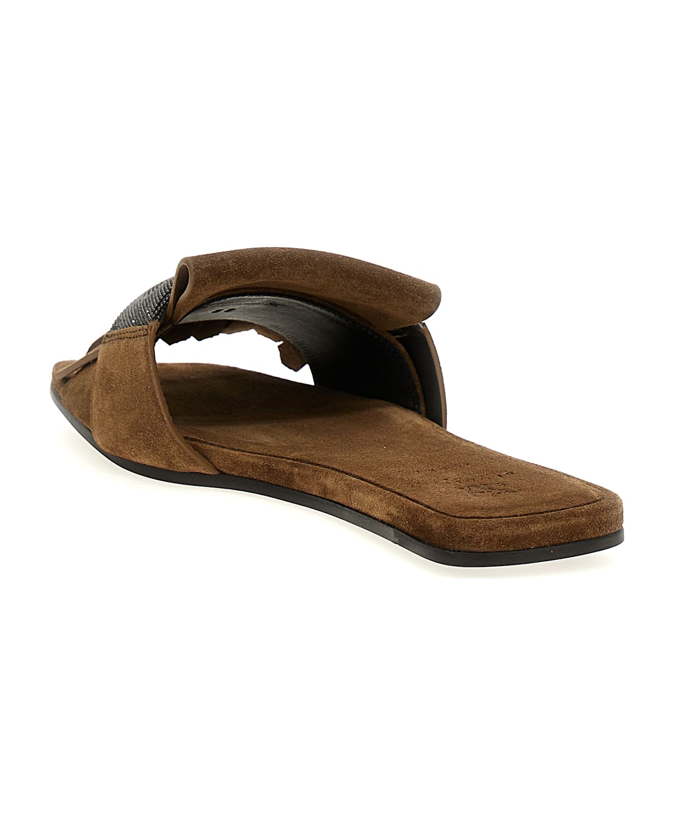 Brunello Cucinelli 
monile
 Sandals - Beige