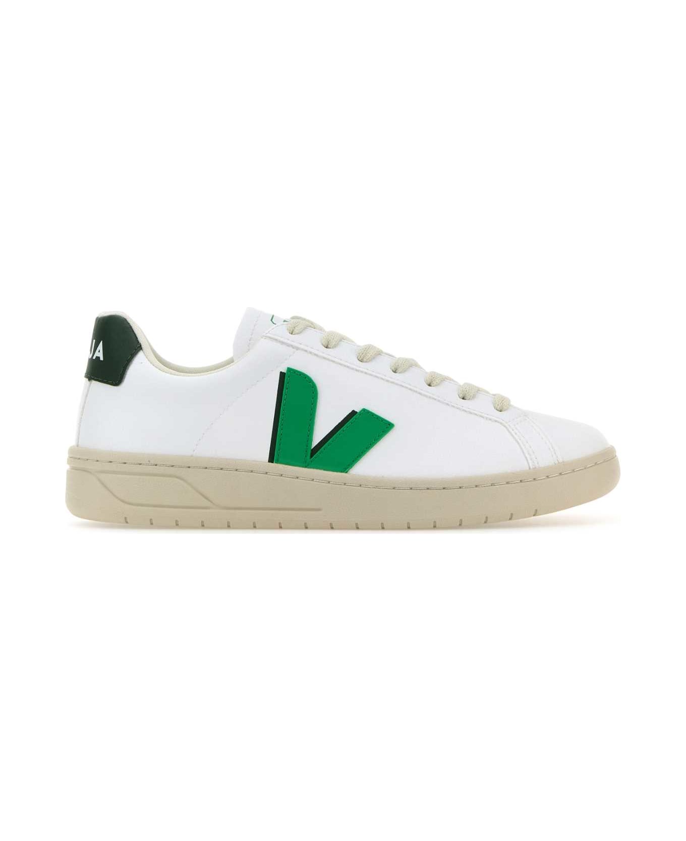 Veja White Synthetic Leather Urca Sneakers - WHITELEAFCYPRUS スニーカー