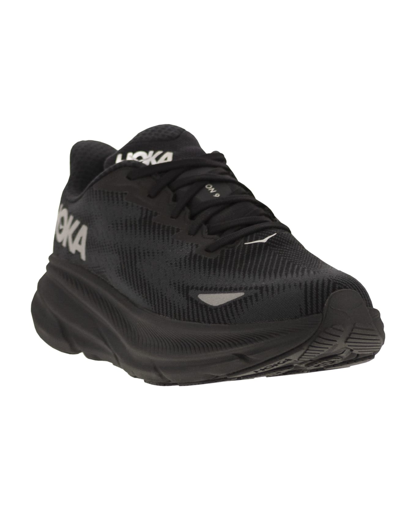 Hoka Clifton 9 - Breathable Sports Shoe - Black