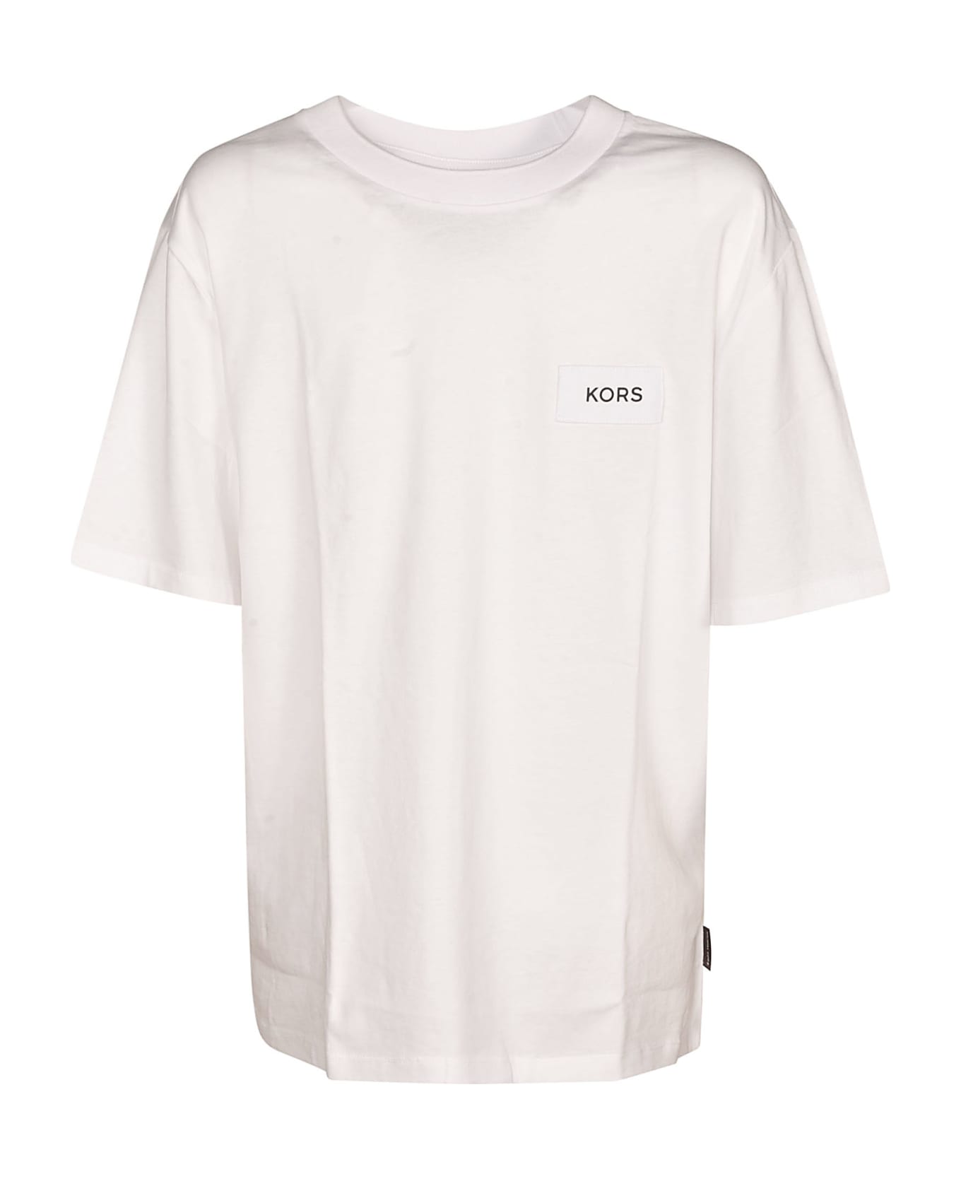 Michael Kors Logo Round Neck T-shirt - White