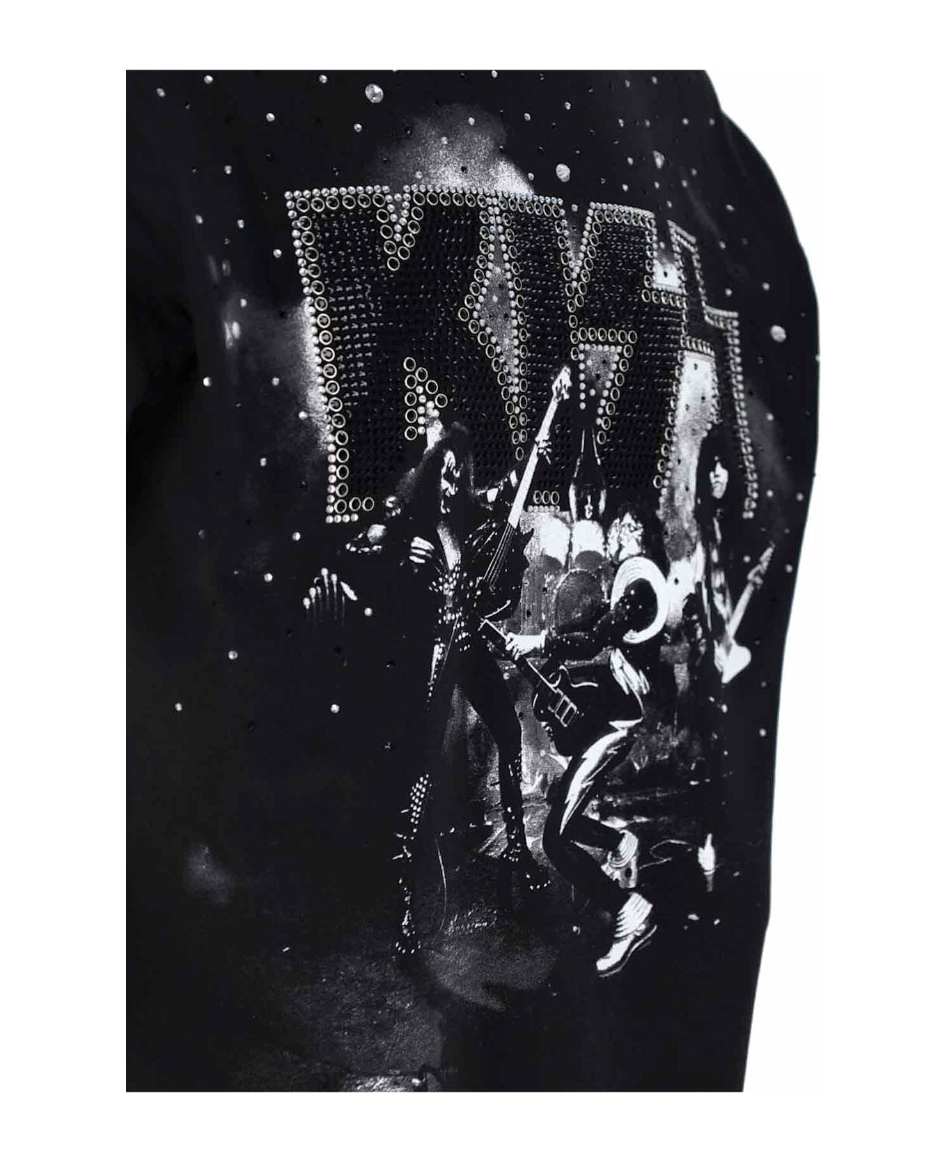 Dsquared2 X Kiss T-shirt "cigarette Fit" - Black  