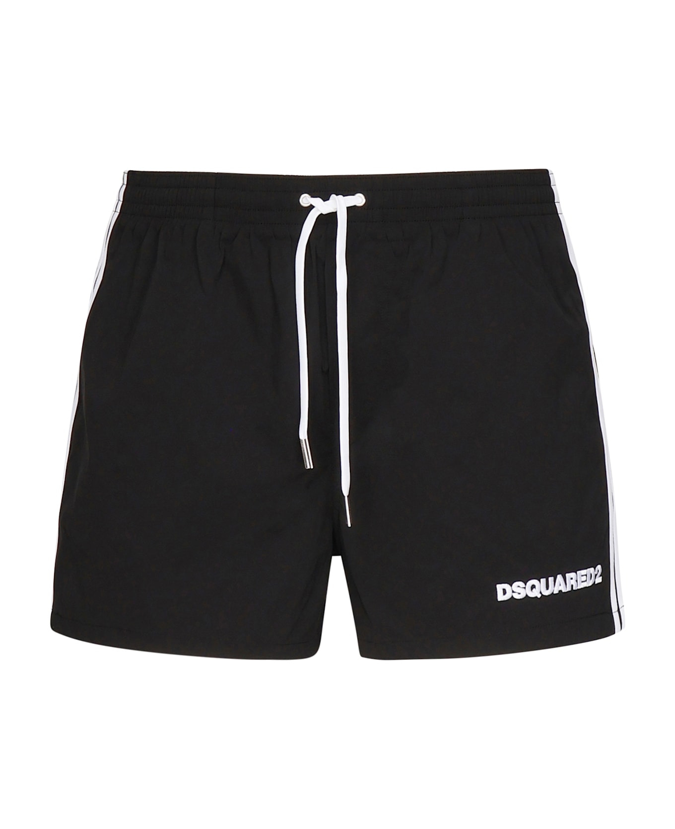 Dsquared2 Midi Boxer With Logo - Black