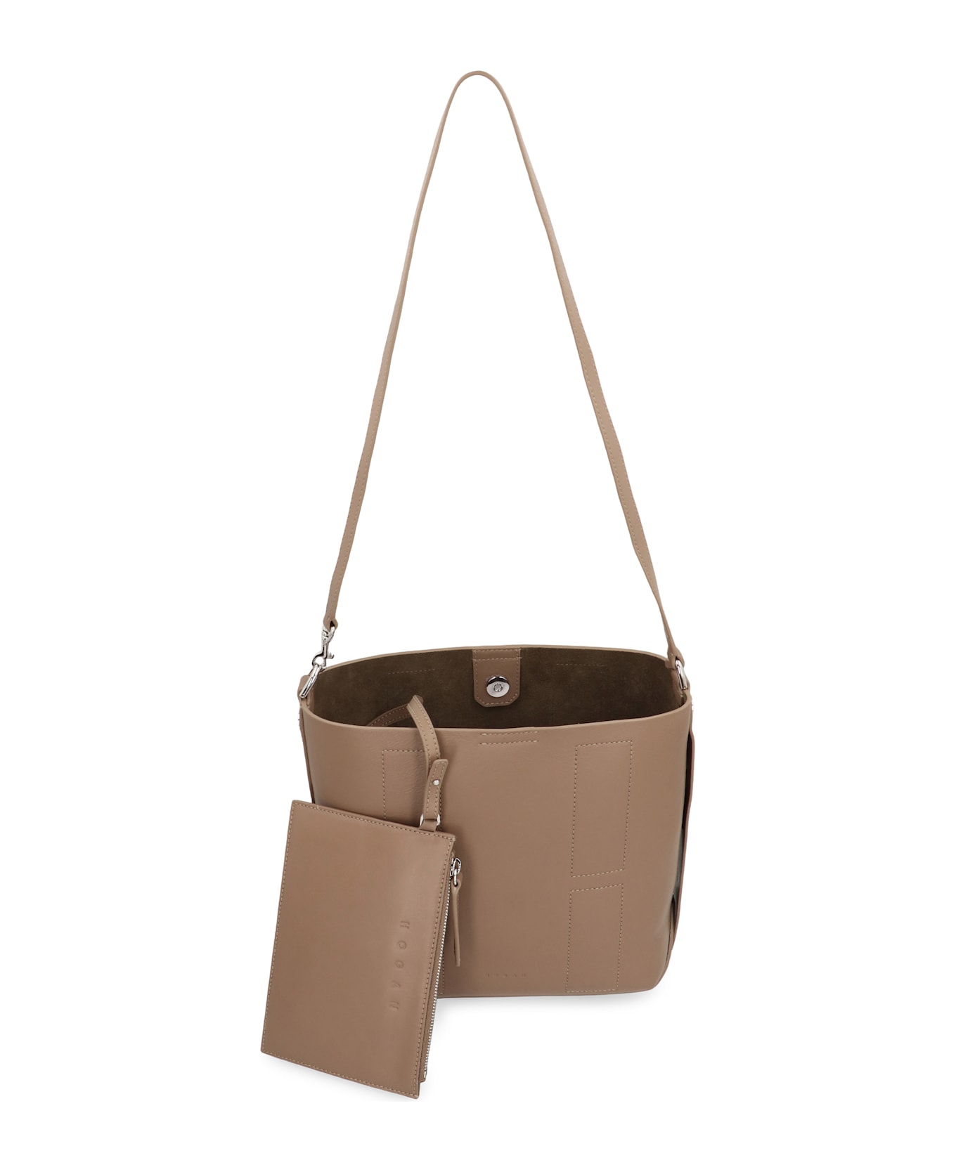 Hogan Hocket Piccola Hobo Bag - turtledove