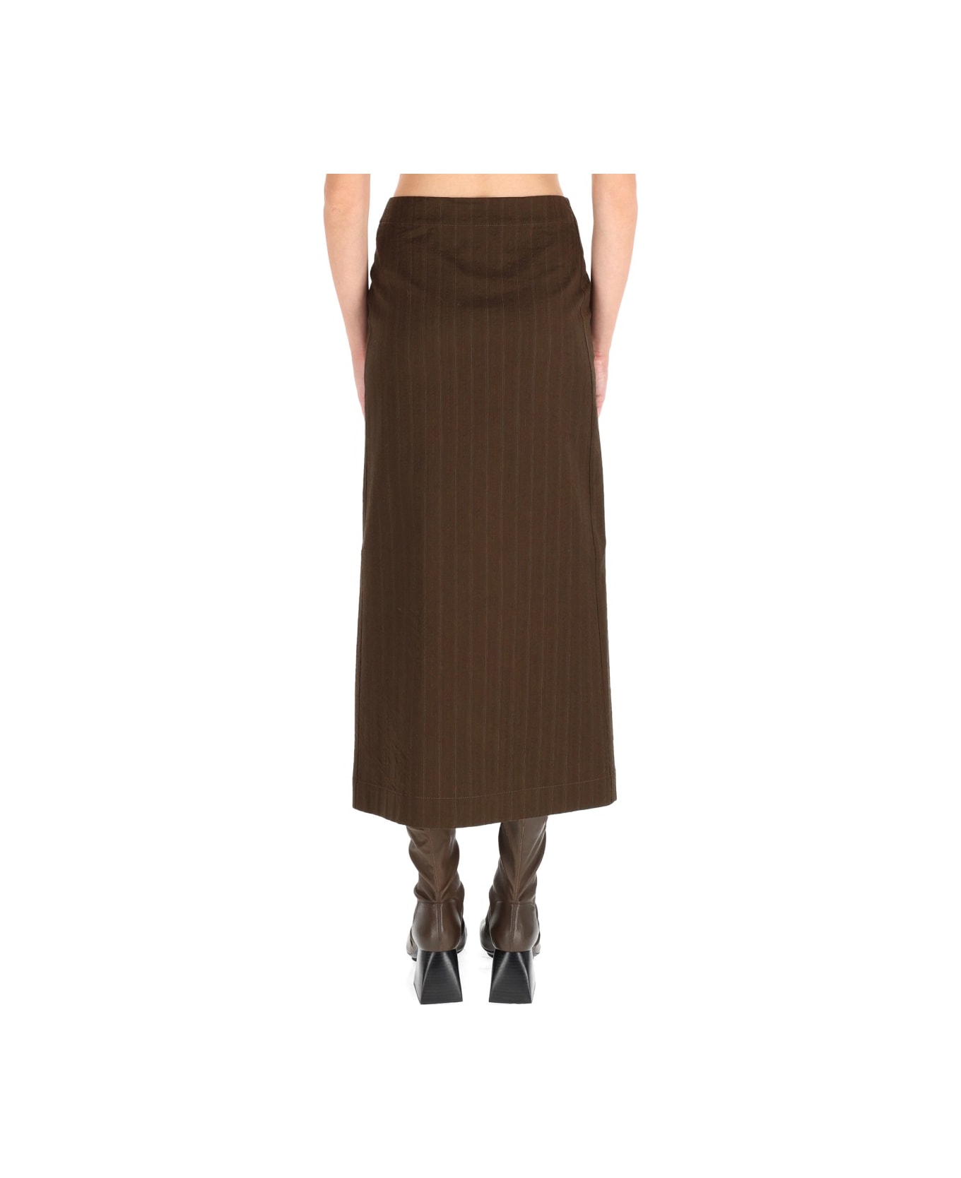 Uma Wang Midi "gad" Skirt - BROWN スカート