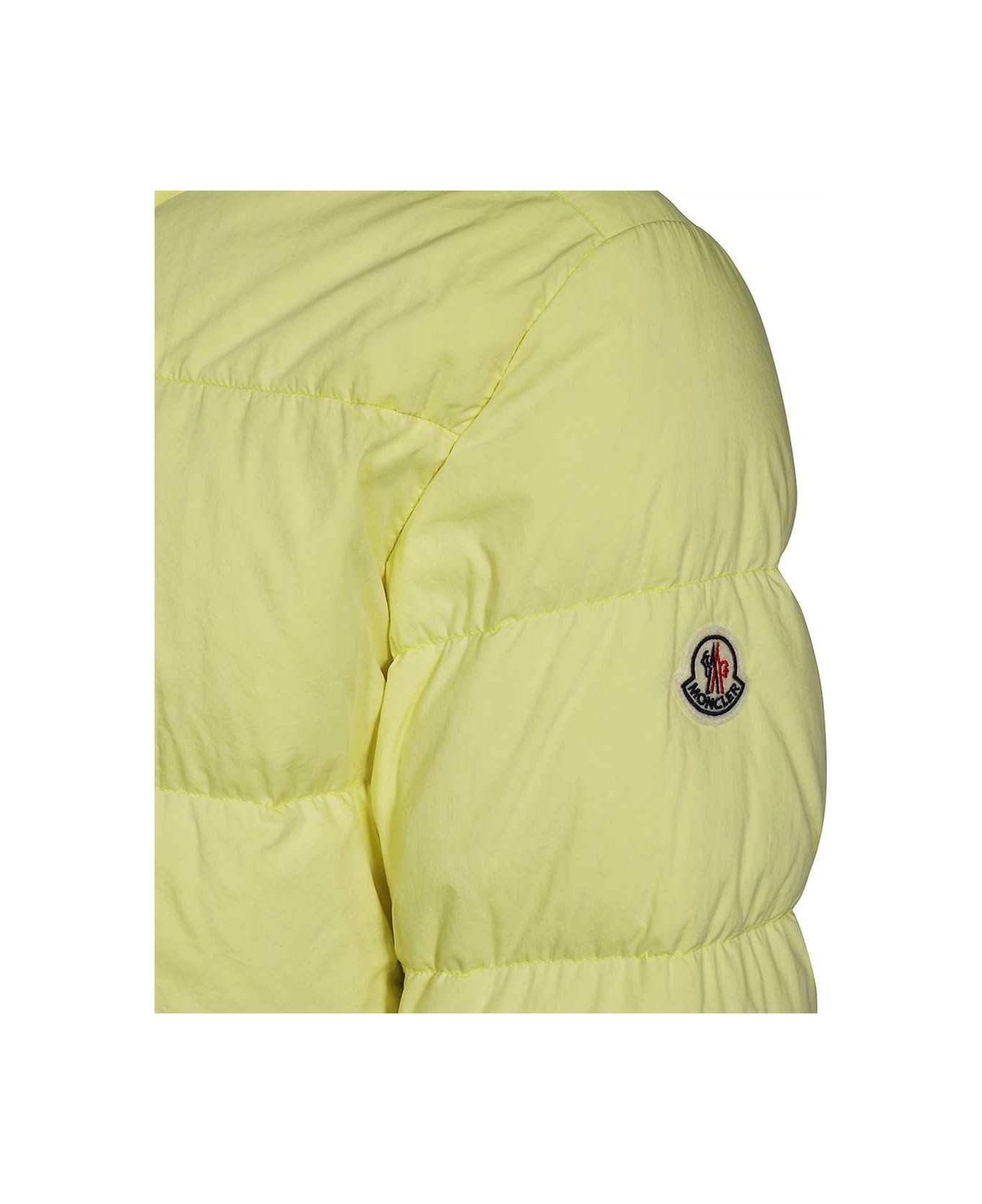 Moncler Paviot Hooded Short Down Jacket - Yellow