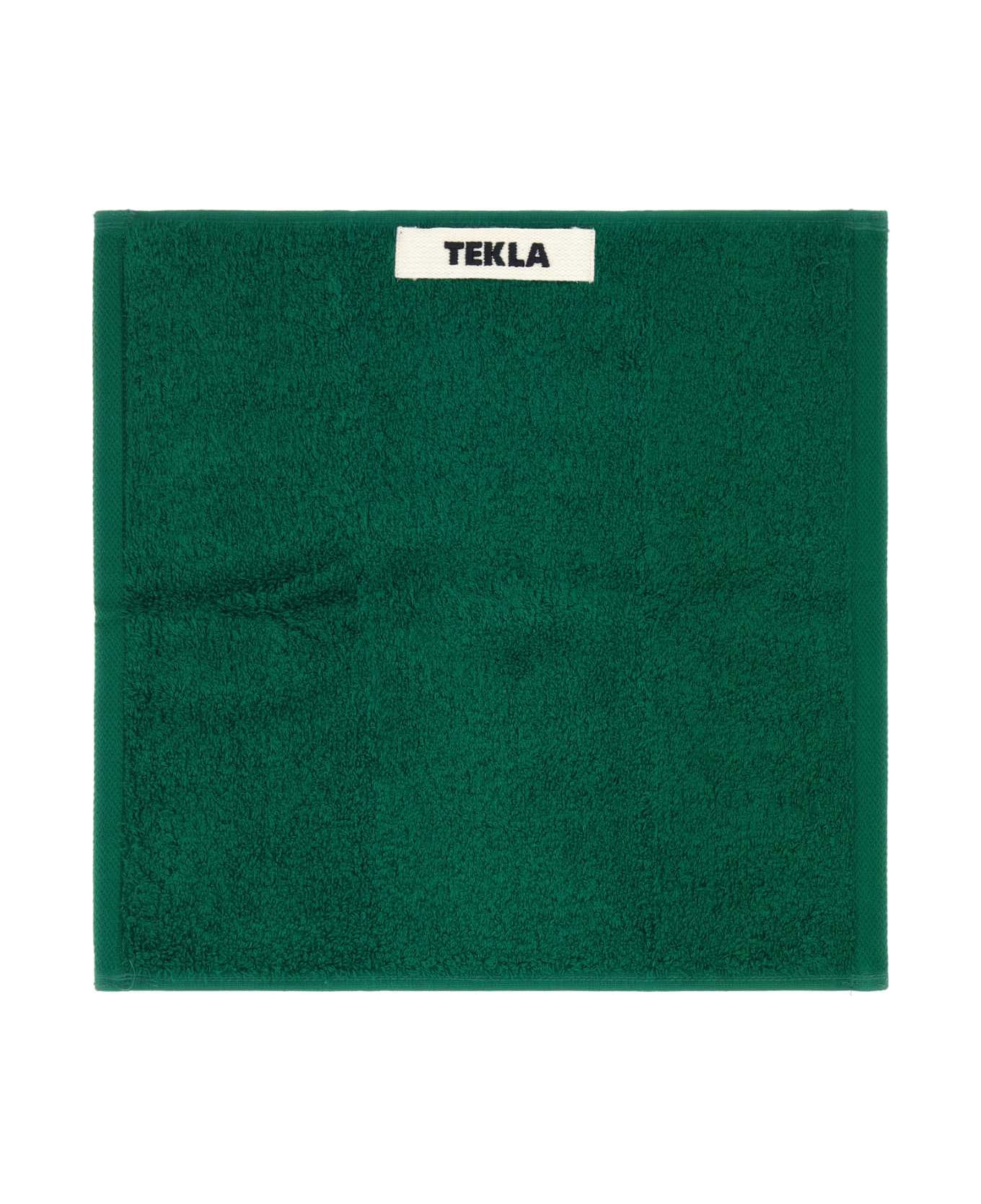 Tekla Green Terry Towel - TEALGREEN