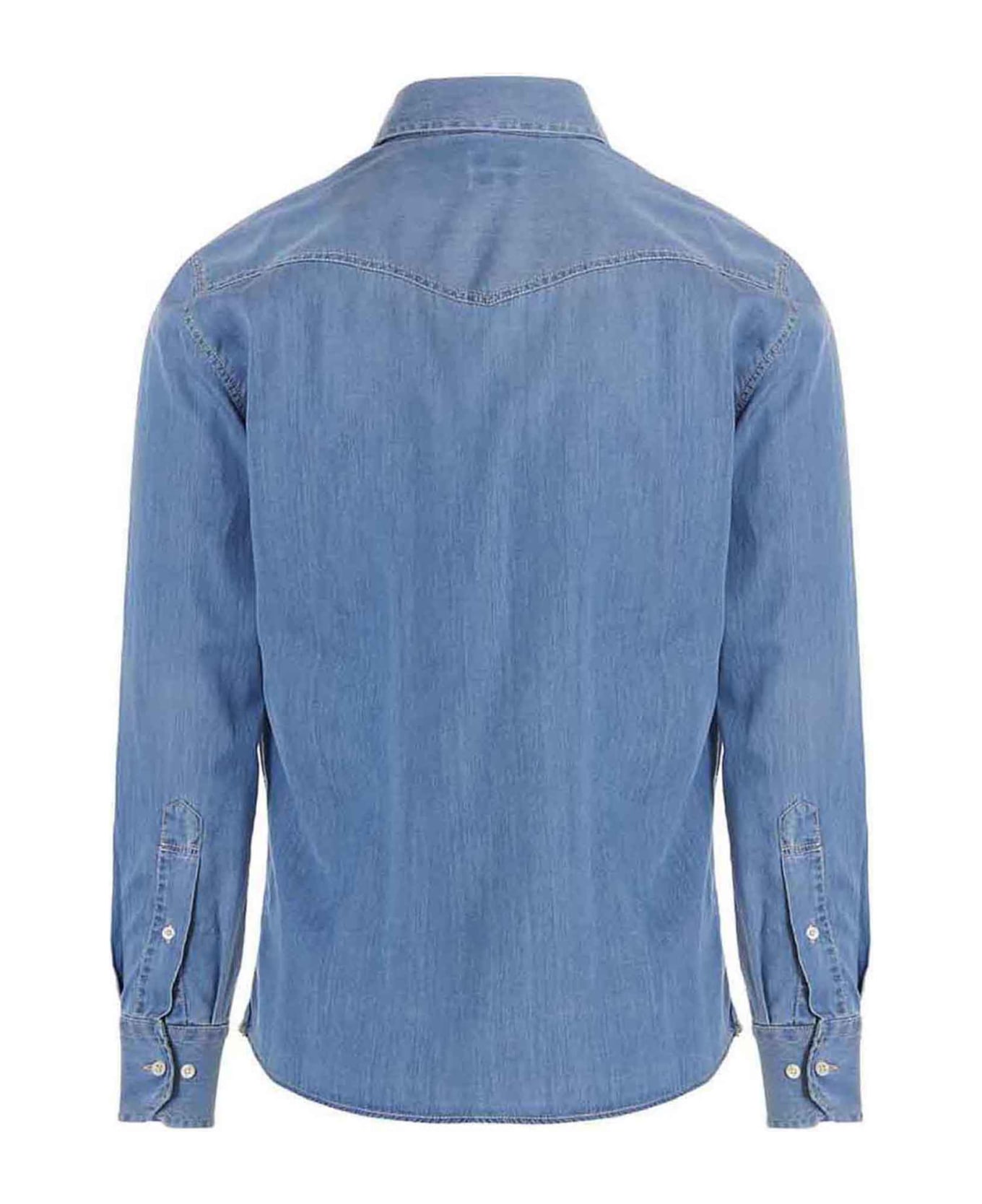 Brunello Cucinelli Texan Shirt - Light Blue