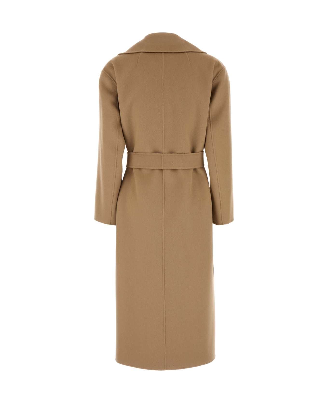 
S Max Mara Camel Wool Livia Coat - CAMMELLO