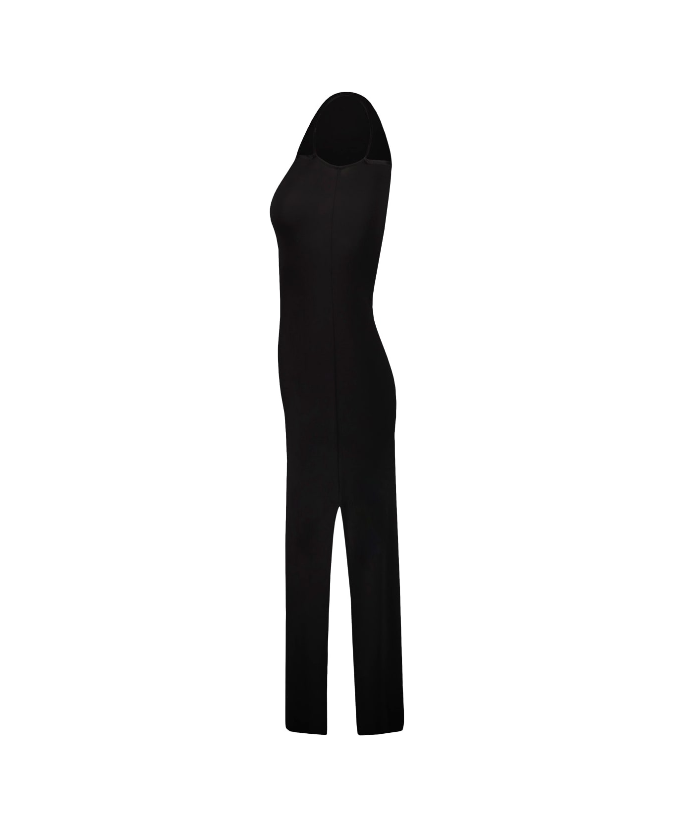 Courrèges One Sleeve Long Dress - Black ワンピース＆ドレス