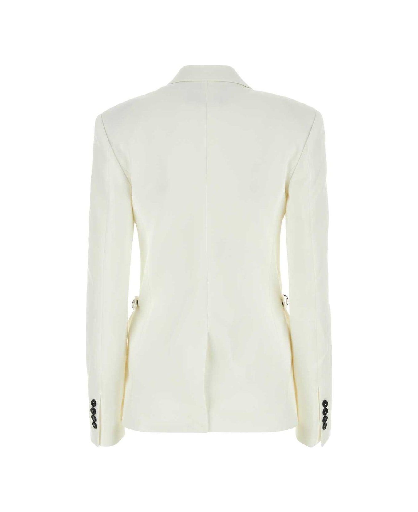 J.W. Anderson Single-breasted Long-sleeved Blazer - White