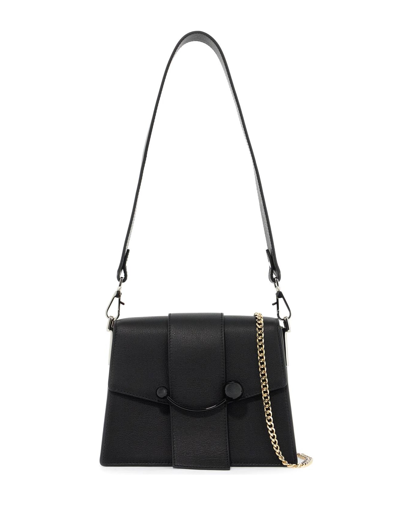 Strathberry Crescent Box Bag - BLACK (Black)