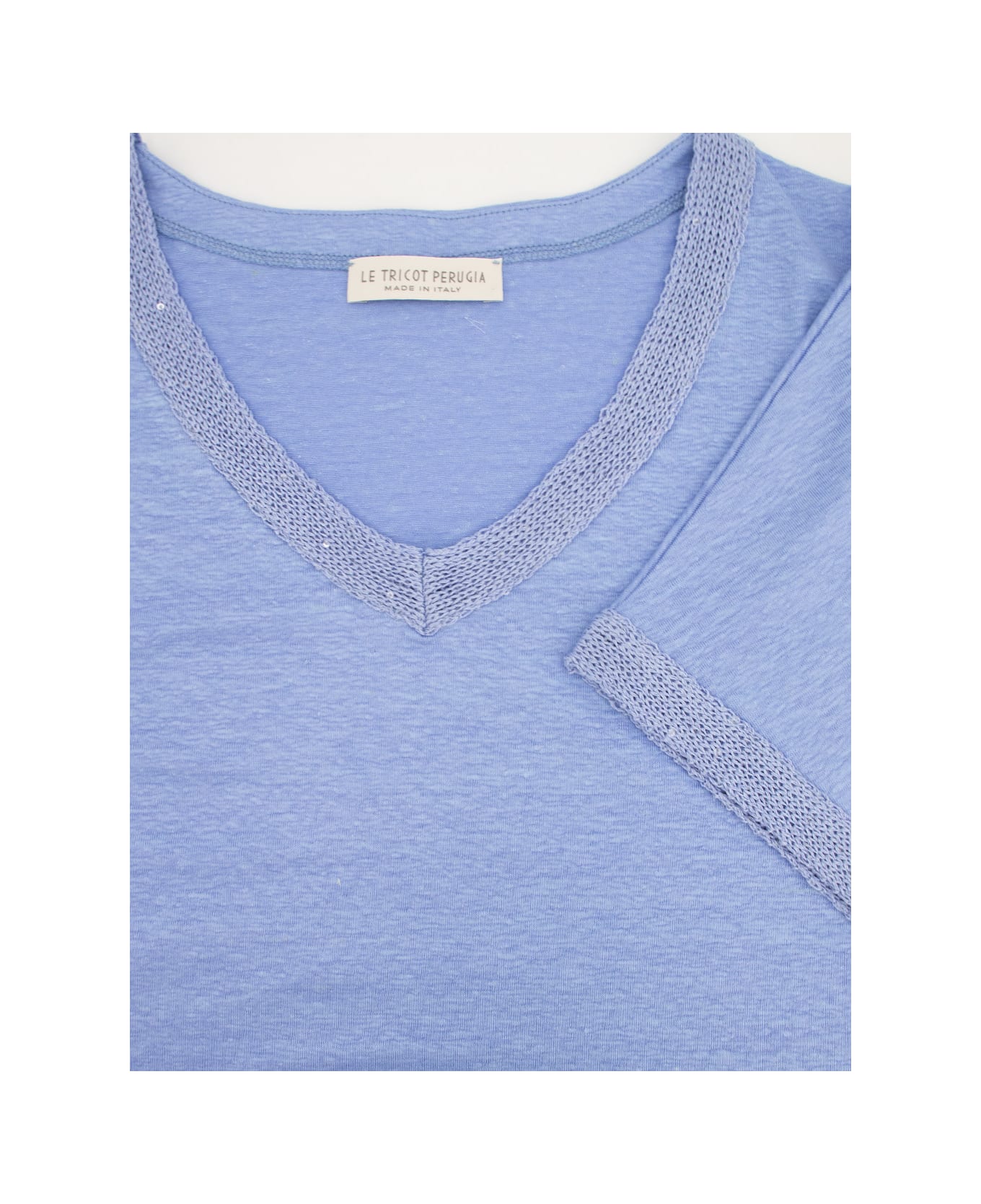 Le Tricot Perugia T-shirt - BLUE Tシャツ