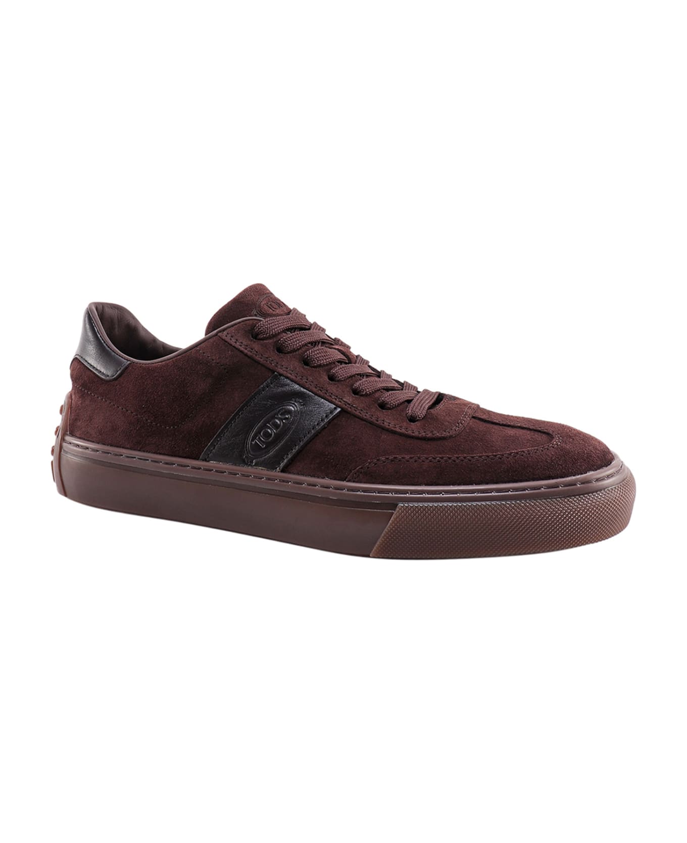 Tod's Round-toe Lace-up Sneakers - Brown