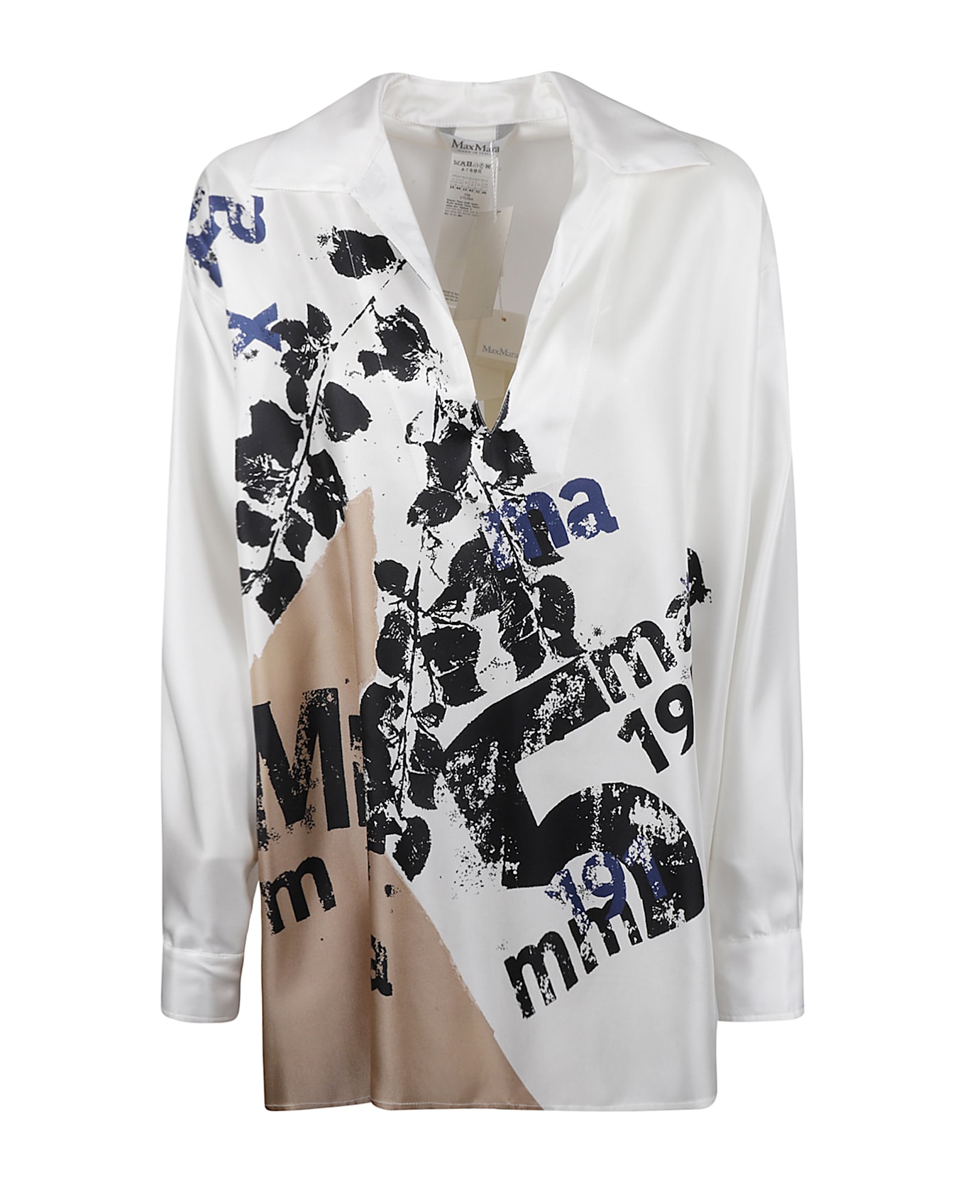 Max Mara Formica Shirt - BIANCO NERO