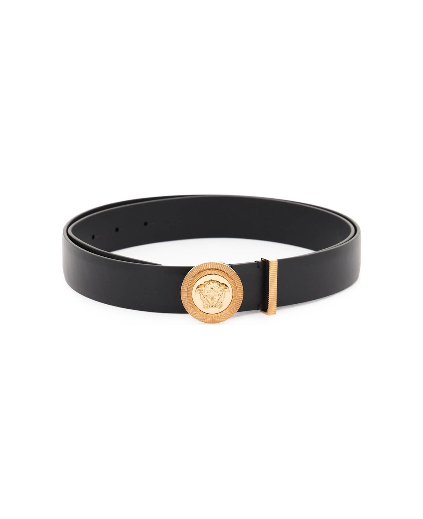 Versace Medusa Biggie Leather Belt - We partner with Italys best luxury retailers and work together with them to provide you Versace