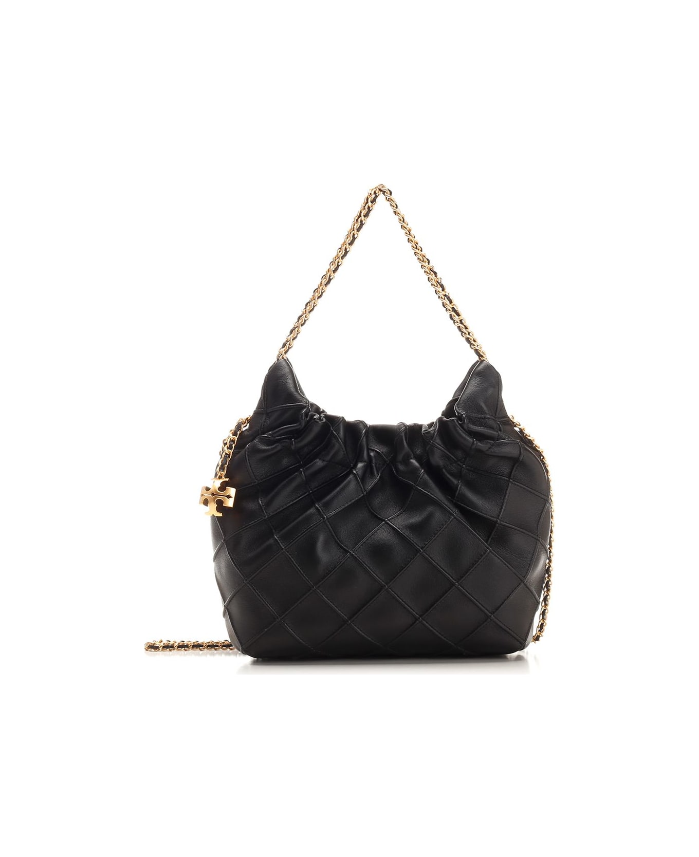 Tory Burch Fleming Drawstring Bag - Black