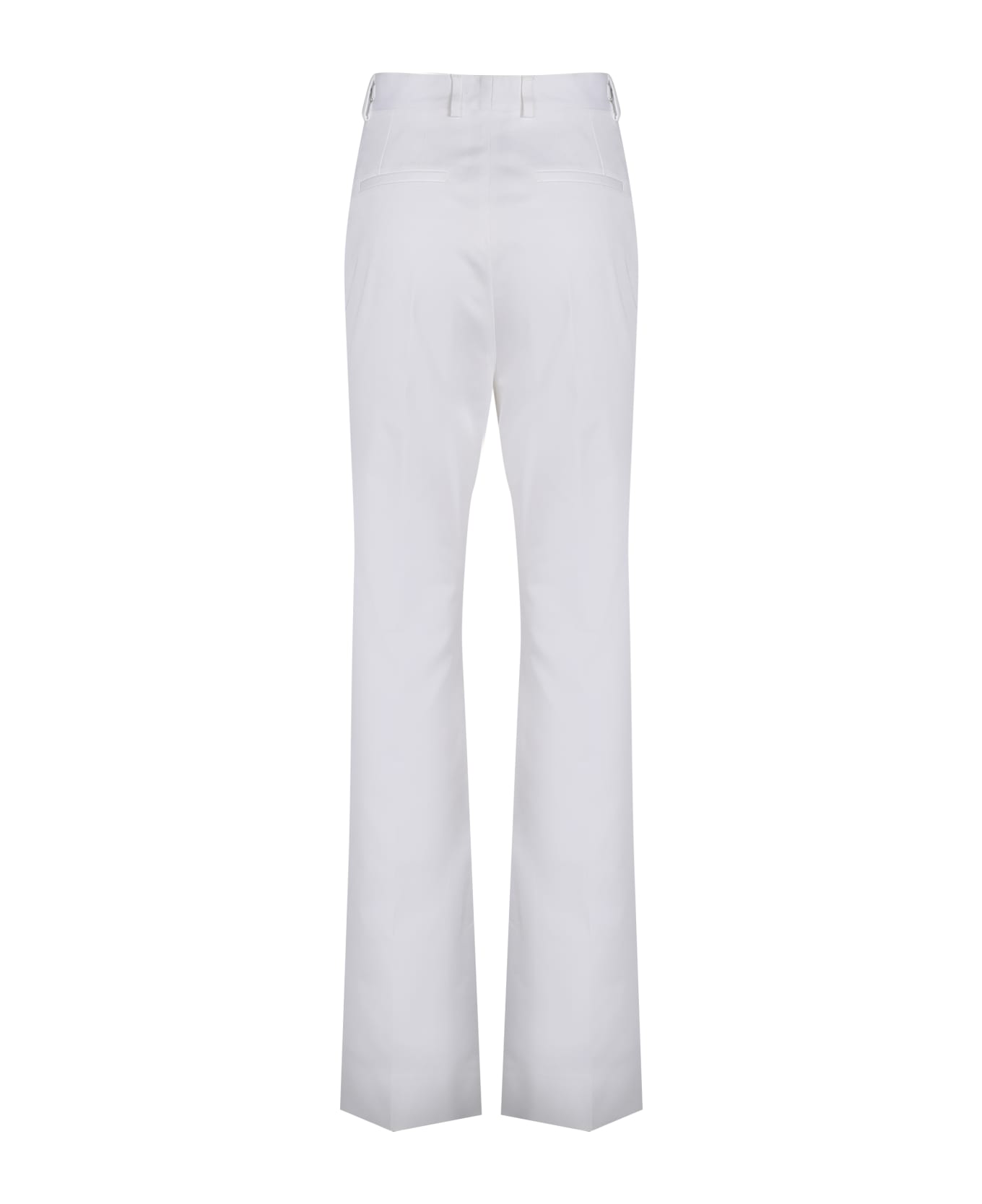 Dolce & Gabbana Drill Flare Trousers - Bianco