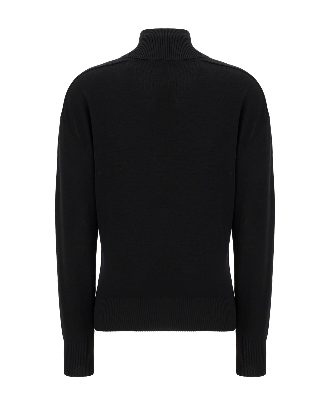 Burberry Black Wool Sweater - BLACK