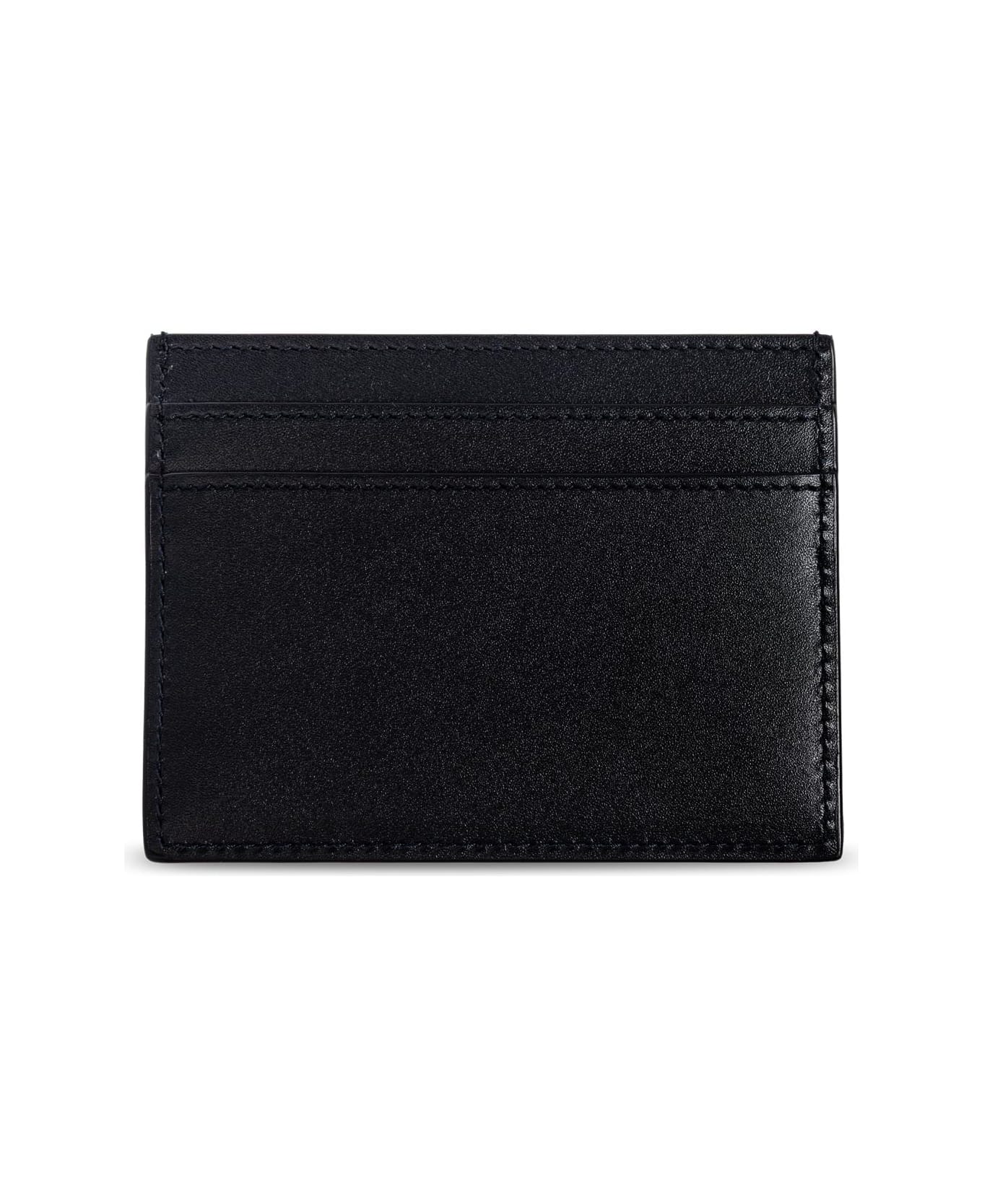 Saint Laurent Leather Card Holder - Black